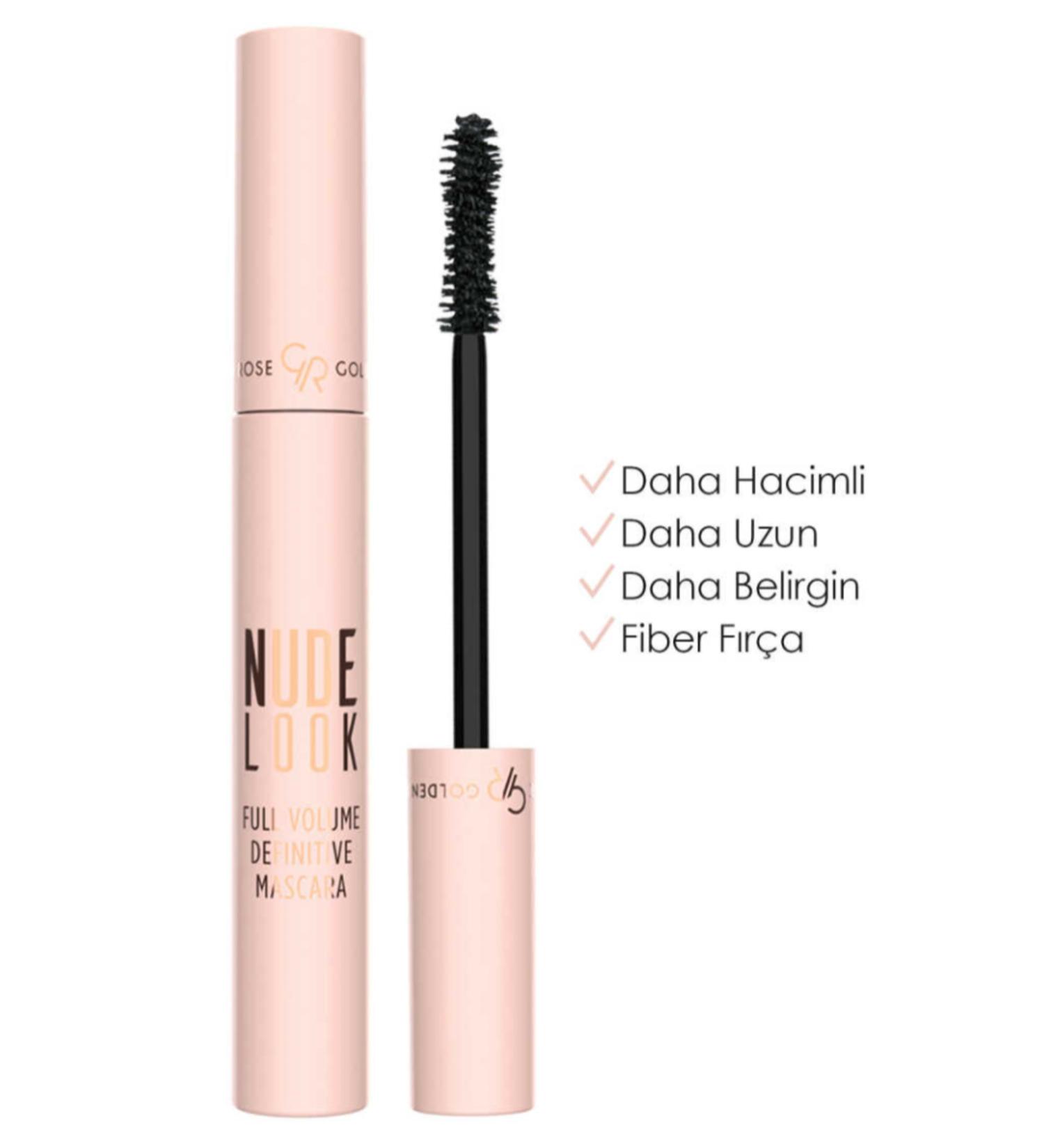 Golden Rose Nude Look Full Volume Definitive Mascara - Black - Volumizing Mascara-MFREYON00390