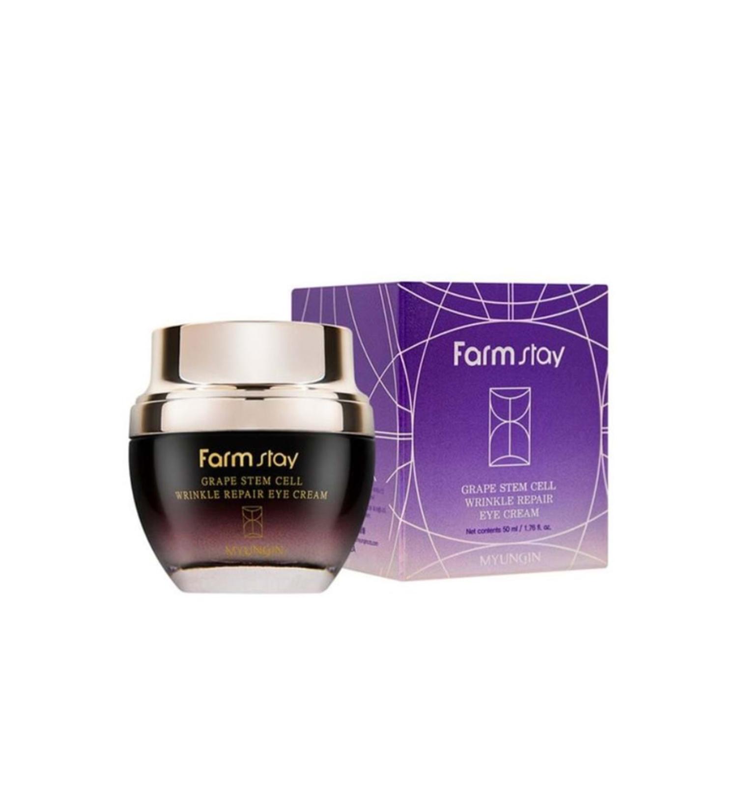 Farmstay Farm Stay Grape Stem Cell Wrinkle Repair Eye Cream Regenerating Eye Care Cream