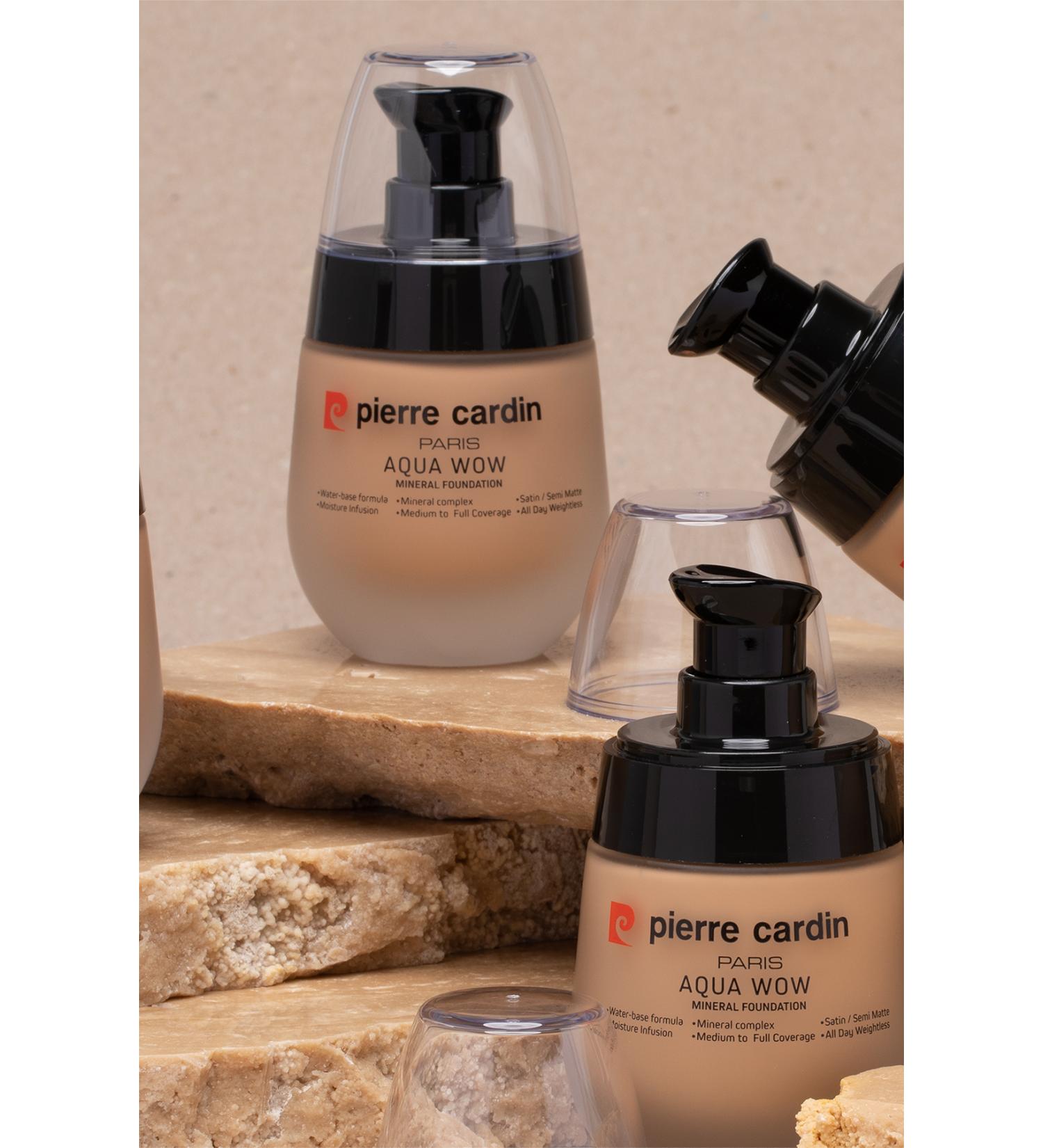 Pierre Cardin Aqua Wow Mineral Water Based Foundation Rose Skin with Neutral Beige