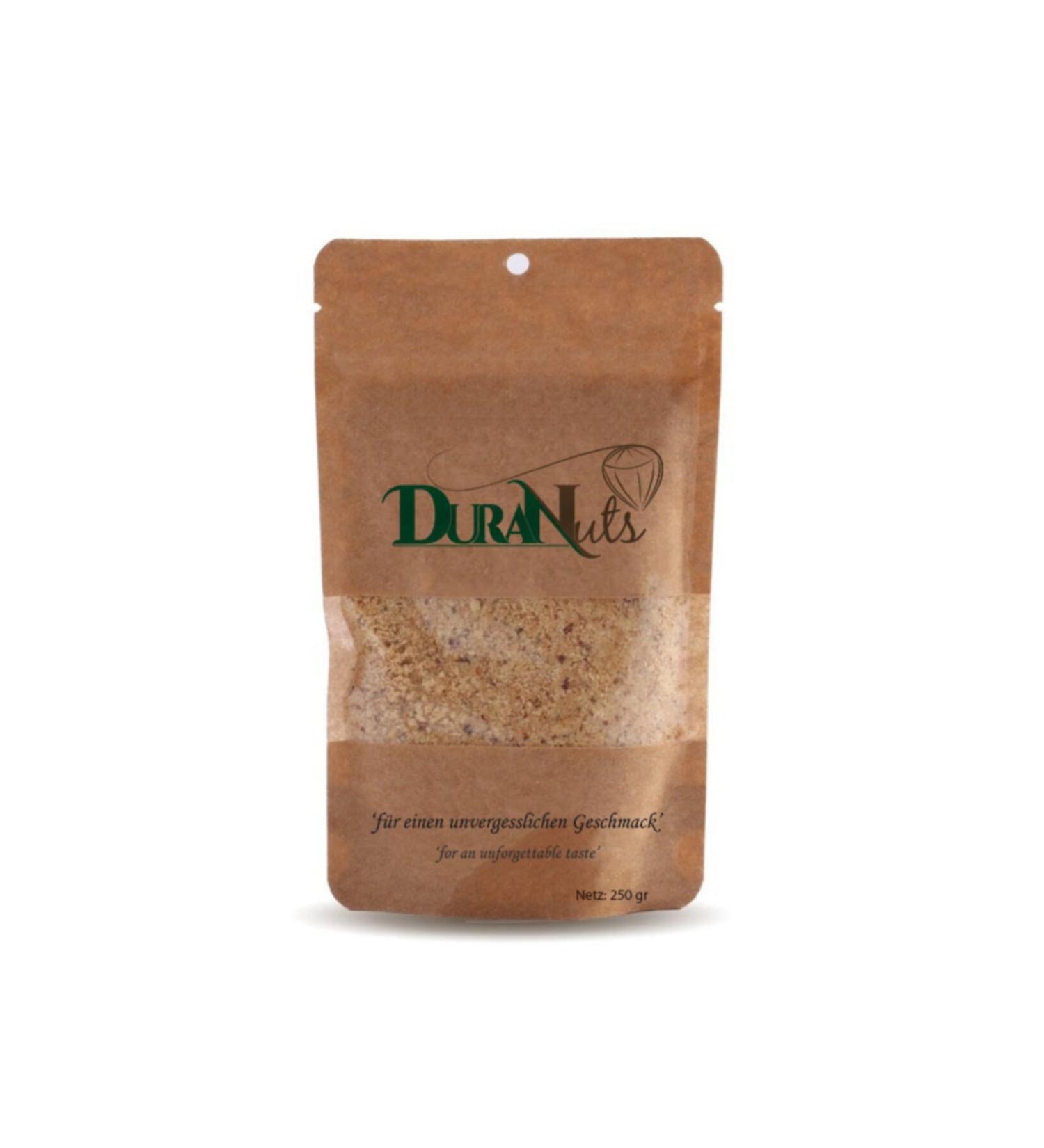 DuranNuts Giresun Quality Hazelnut Flour Natural Doypack Package 250 Gr