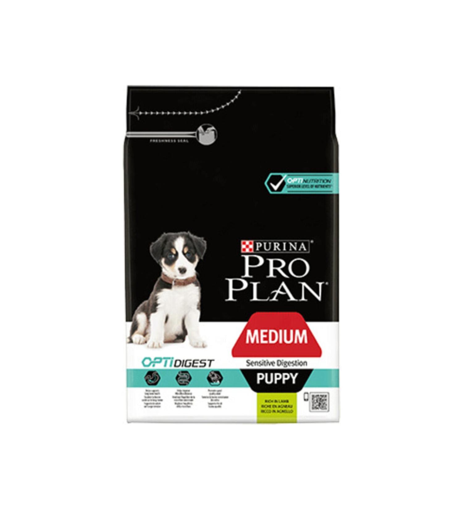 Pro Plan Pro Plan Puppy Medium Sensitive Digestion Lamb and Rice Medium Breed Puppy Food 3kg