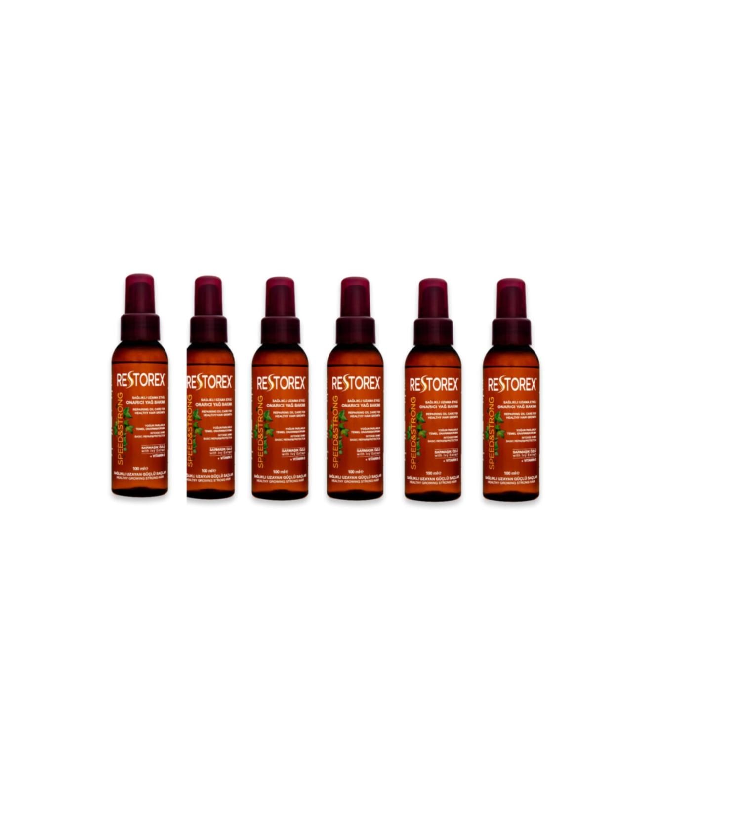 Restorex Ivy Essence Hair Care Oil 100 ml X 6 Pieces