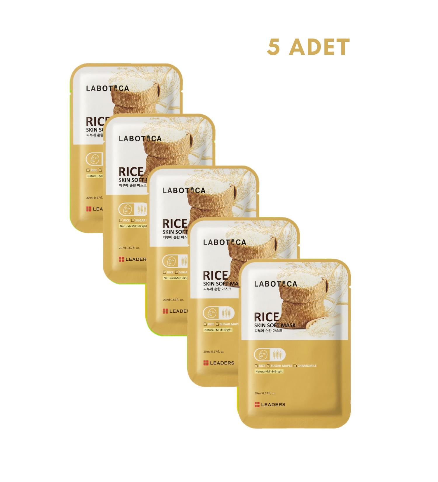 Leaders Labotica Rice Essence Brightening Mask 20ml 8809483312028