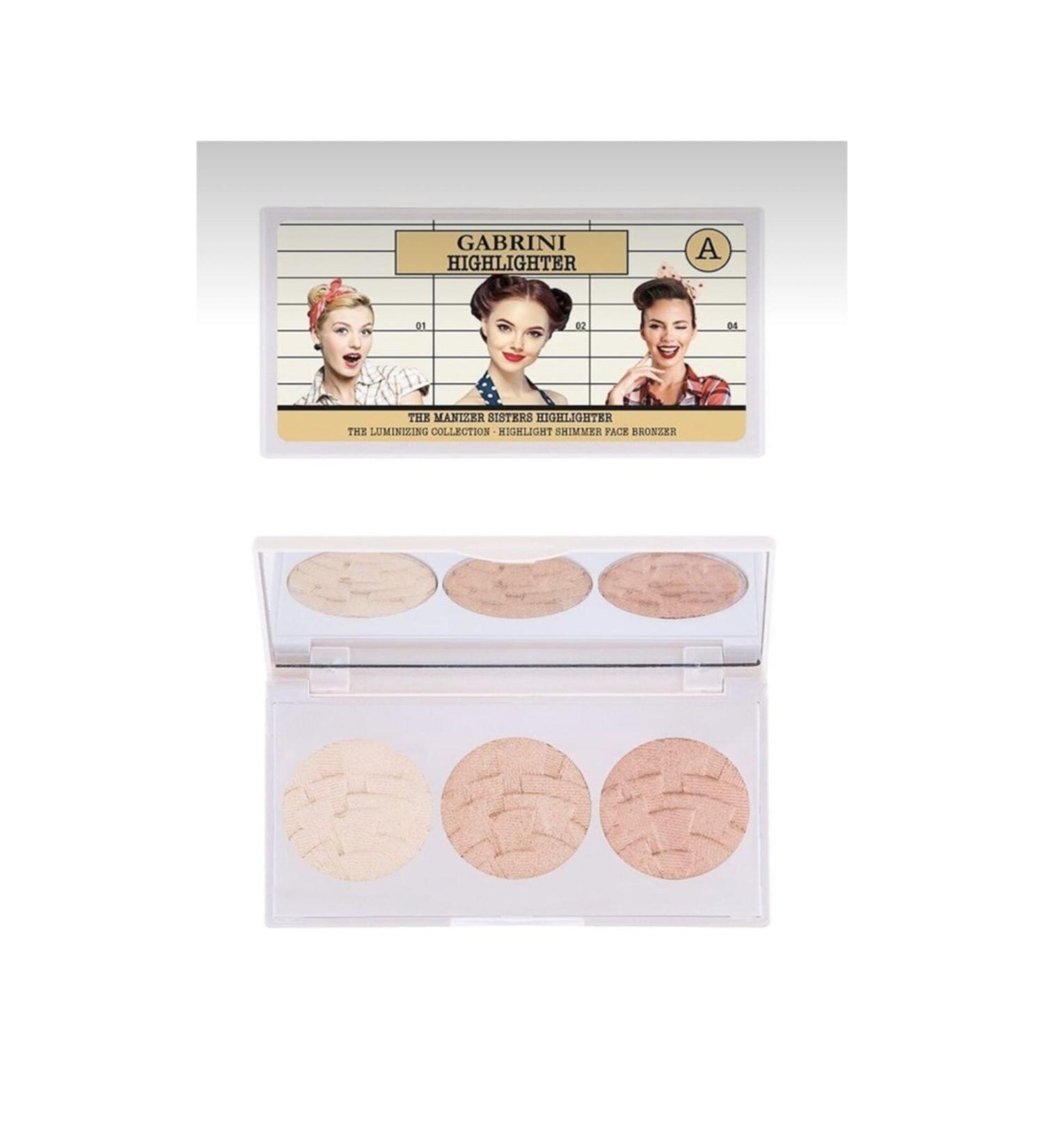 Gabrini 3 Piece Highlighter Palette