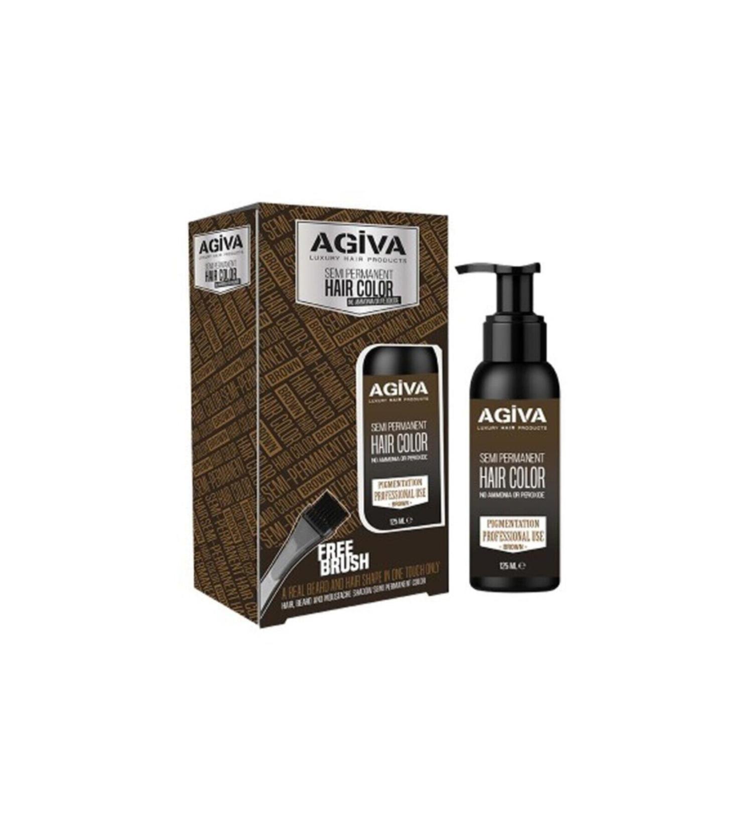 Agiva Semi Permanent Shadow Dye Brown 125ml 8698703026629