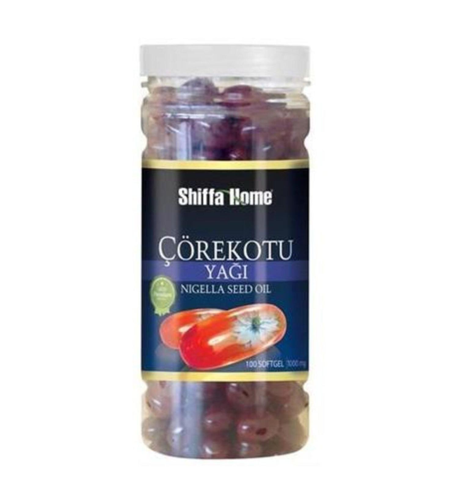 Shiffa Home Aksu Vital Black Cumin Oil Softgel 1000 Mg 100 Softgel Capsules