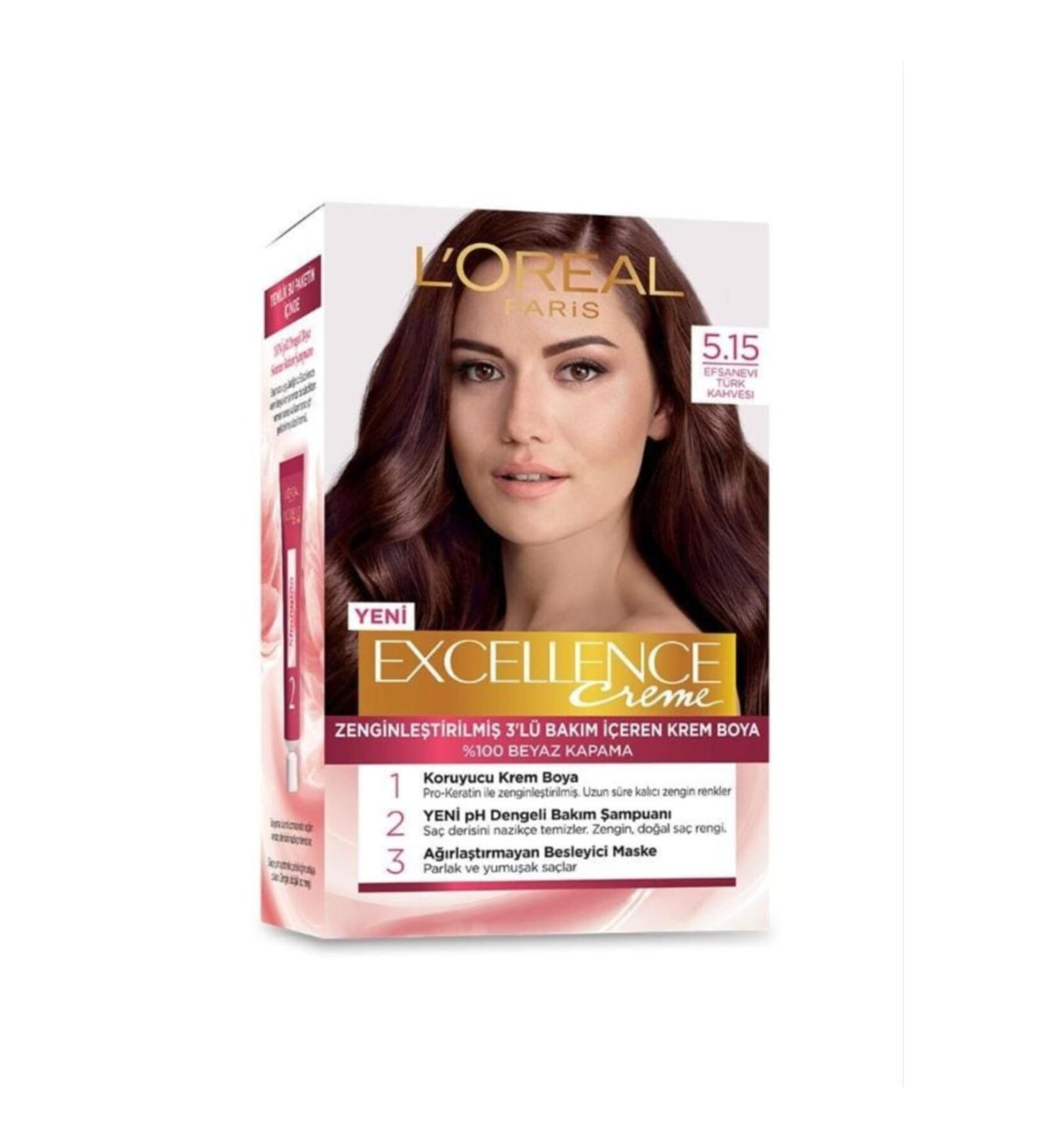 L'Oreal Paris Excellence Cream 5.15 Legendary Turkish Coffee