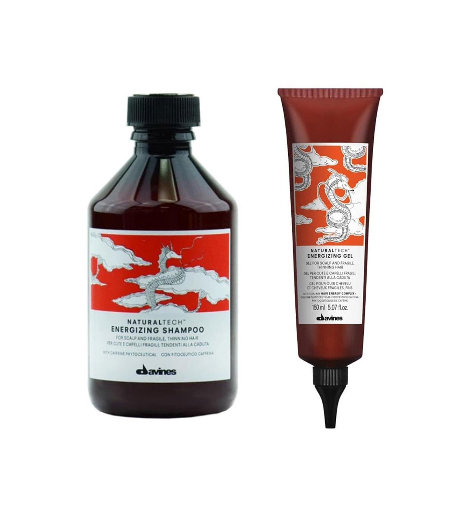 Davines hair loss Energizing Anti-Loss and Repair Shampoo 250ml - Gel 150ml