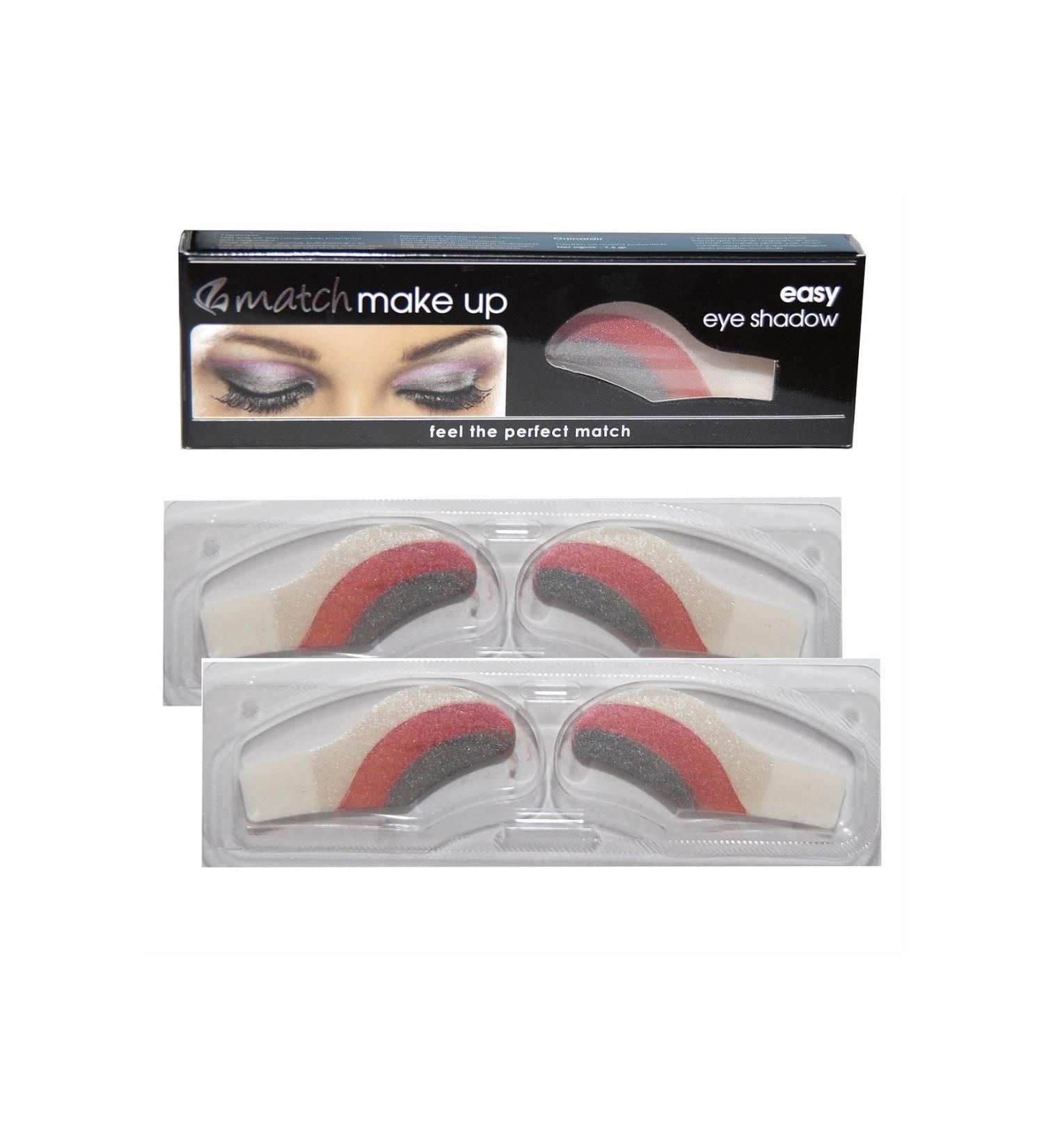 Match Easy to Apply Yellow Light Brown Dark Brown 3 Color Eyeshadow Color No: 22