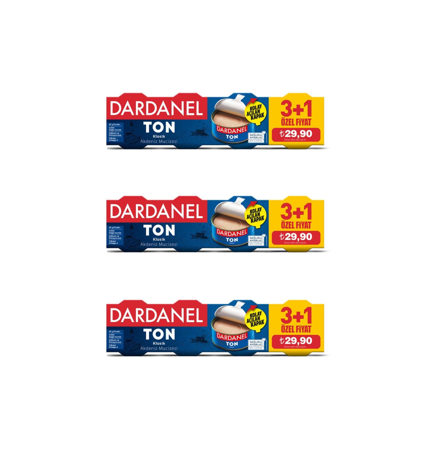 Dardanel 75 gr x 4 Tuna (3+1) 3-Pack