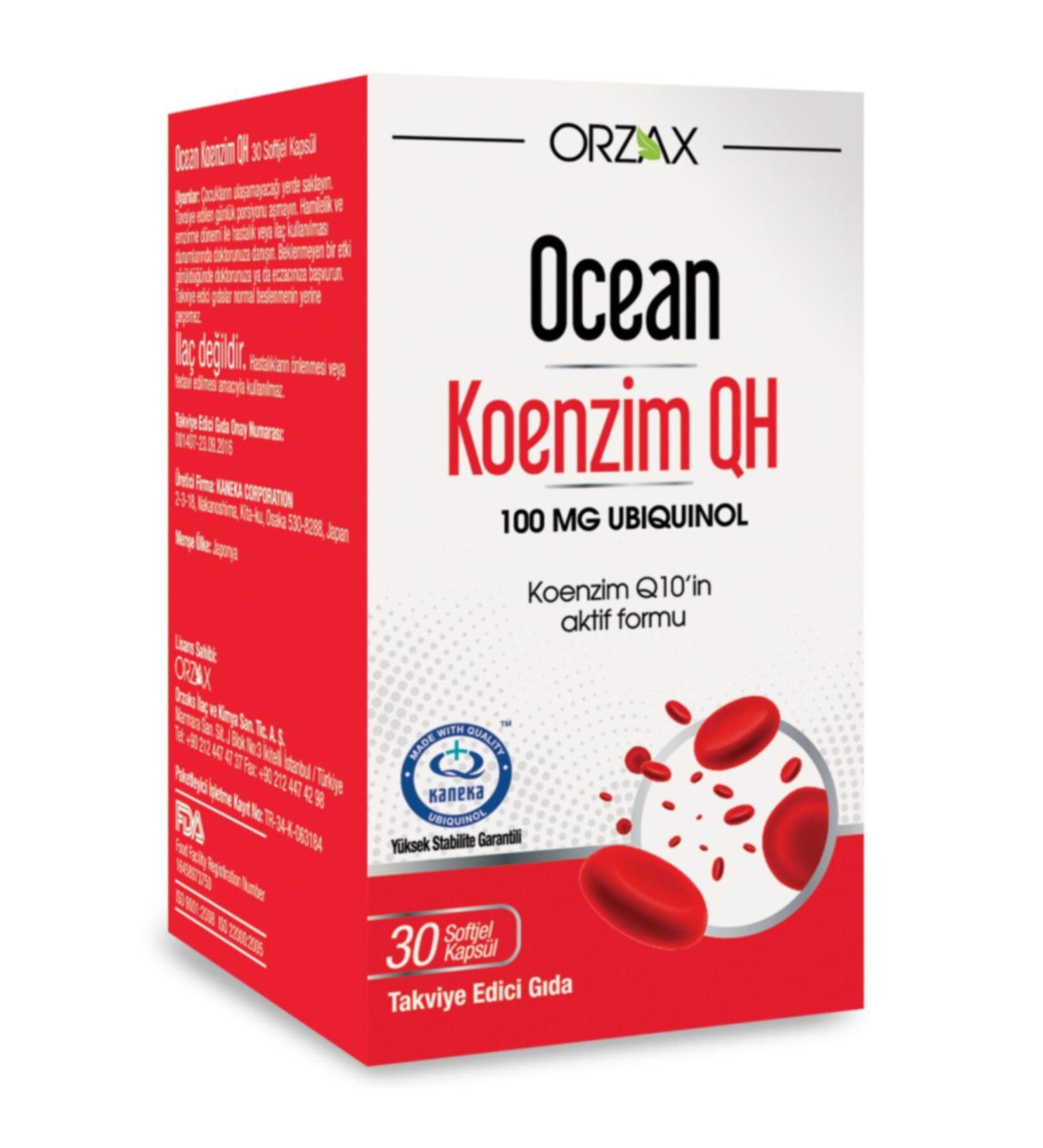 Ocean Ocean Coenzyme Qh 100 mg 30 capsules
