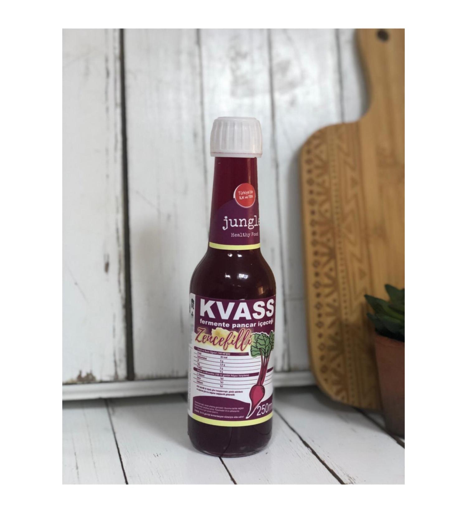 Jungle Healthy Food - Ginger Beetroot Drink Kvass 250ml
