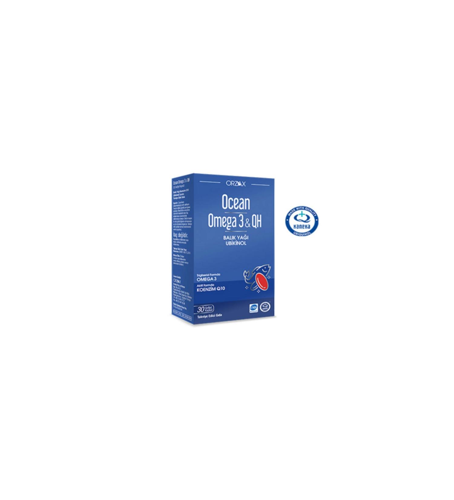Ocean Ocean Omega 3 Qh Supplementary Fish Oil 30 Capsules