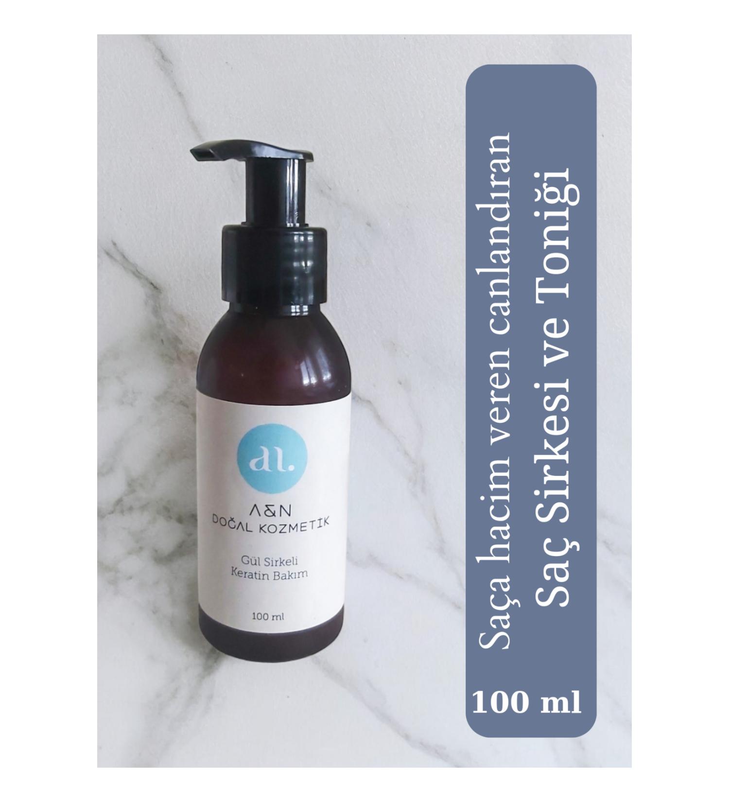 A&N Herbal Keratin Care and Rose Vinegar Hair Vinegar Nourishing Hair Tonic