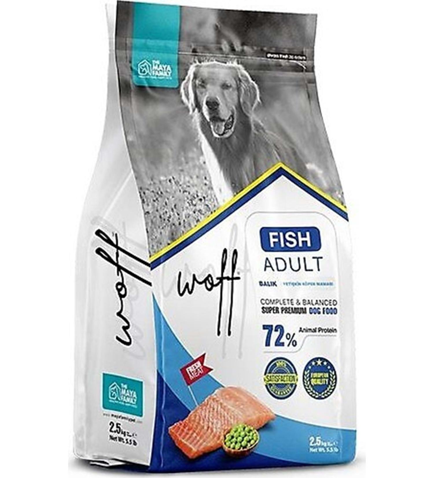 WOOF Woff Fish Meat Adult Dog Food 2.5 Kg