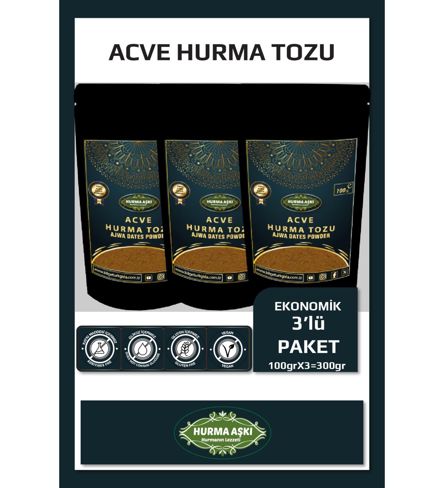 Date Love Acve Date Powder 100GrX3 300Gr