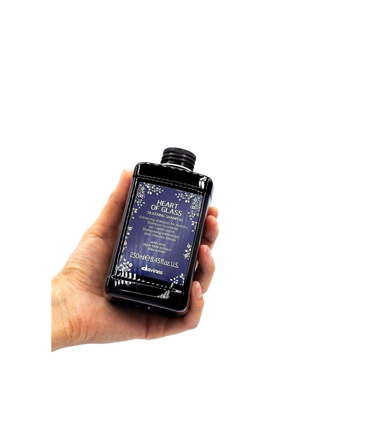 Davines HEART OF GLASS Silkening Shampoo 72000 - Bundle & Save 250ml Q3NesliBeauty.130