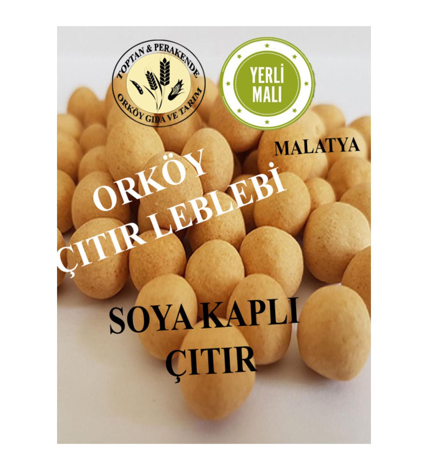 SelenCo Ork y 1st quality Soy Coated Yellow Crispy Chickpeas 400 gr