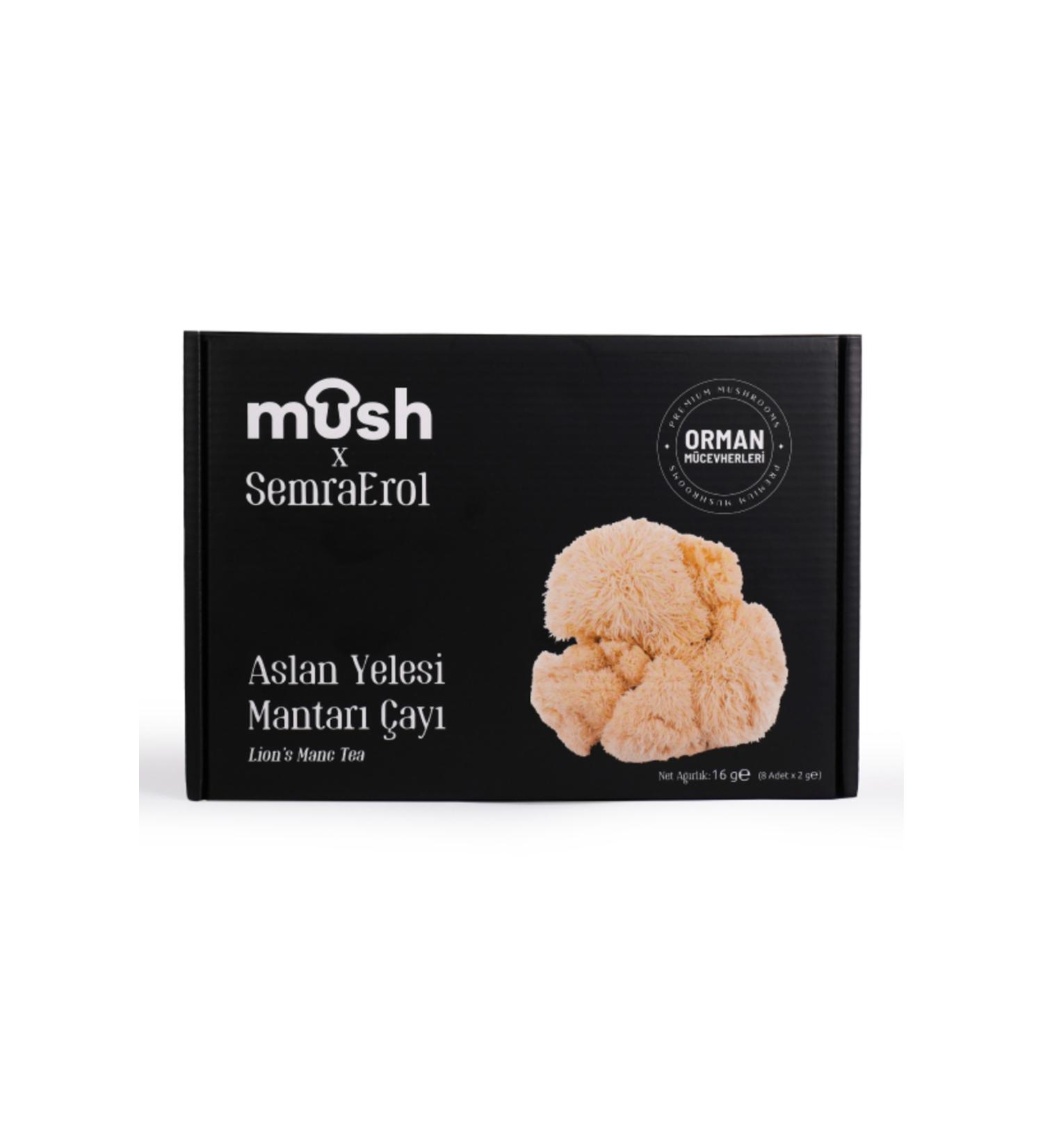 Mush Lion's Mane Mushroom Tea - Buy Online on GoSupps.com