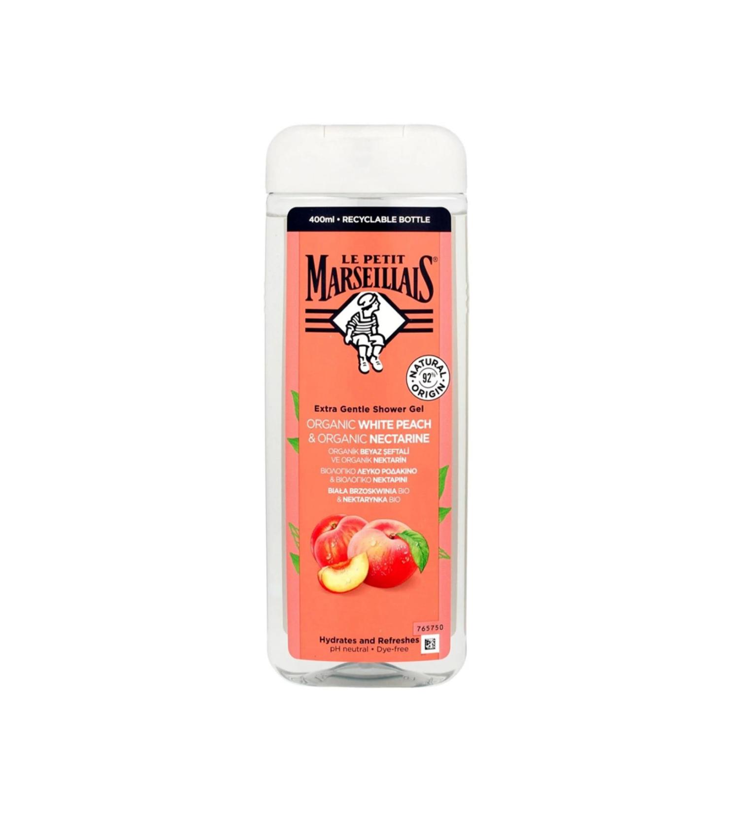 Le Petit Marseillais White Peach And Nectarine Shower Gel 400 ml-MFREYON00441