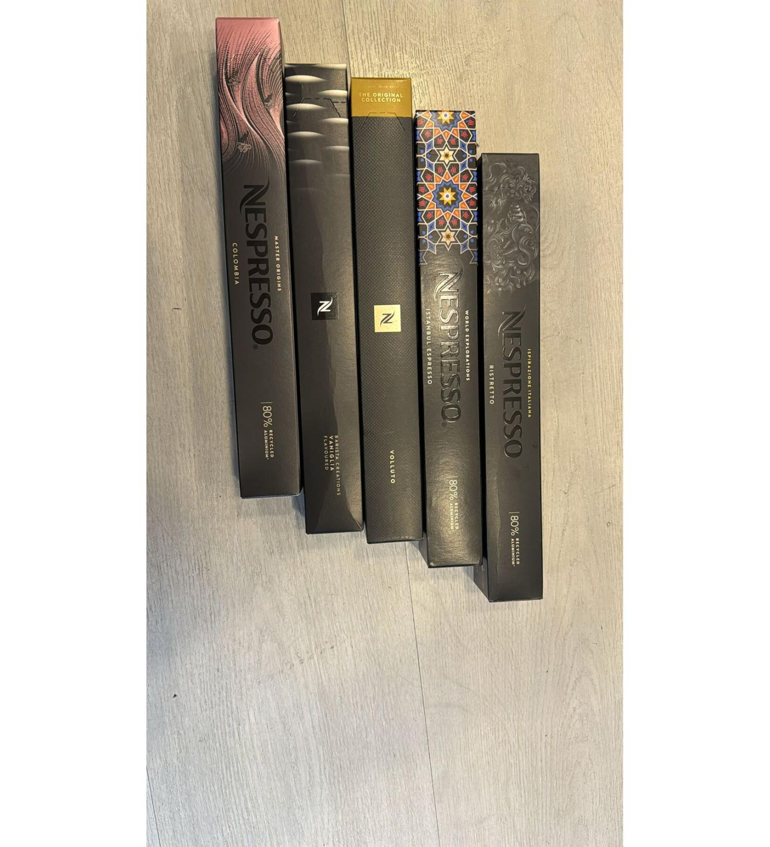 Nespresso Perfect Flavors Series Capsule Coffee Set of 5 (Volluto Colombia Ristretto Istanbul Vaniglia) - Buy Online on GoSupps.com