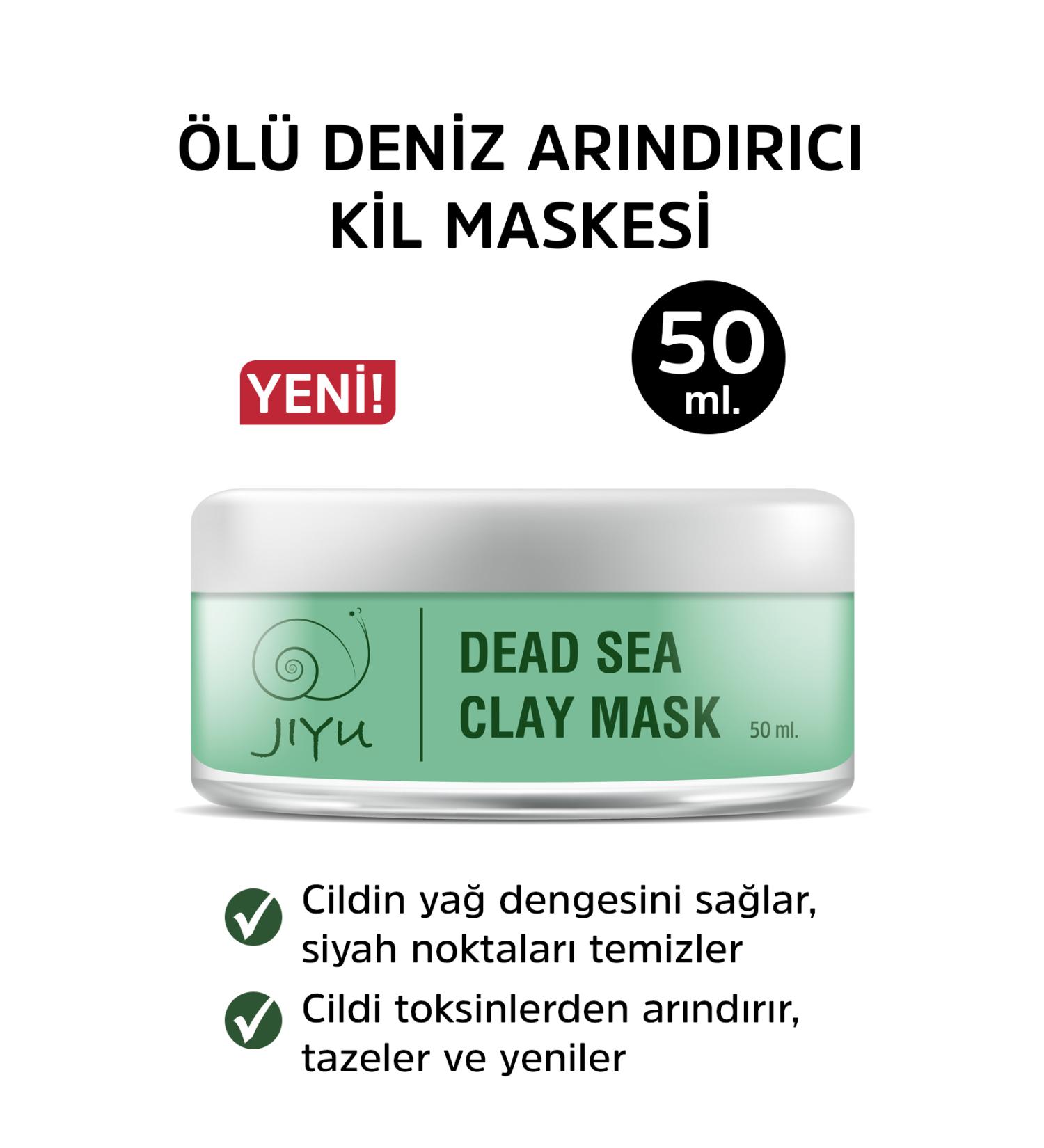 JIYU Dead Sea Clay Mask Anti-Acne Anti-Blackhead and Anti-Blemish Natural Pore Tightener 50 Ml. - Buy Online on GoSupps.com