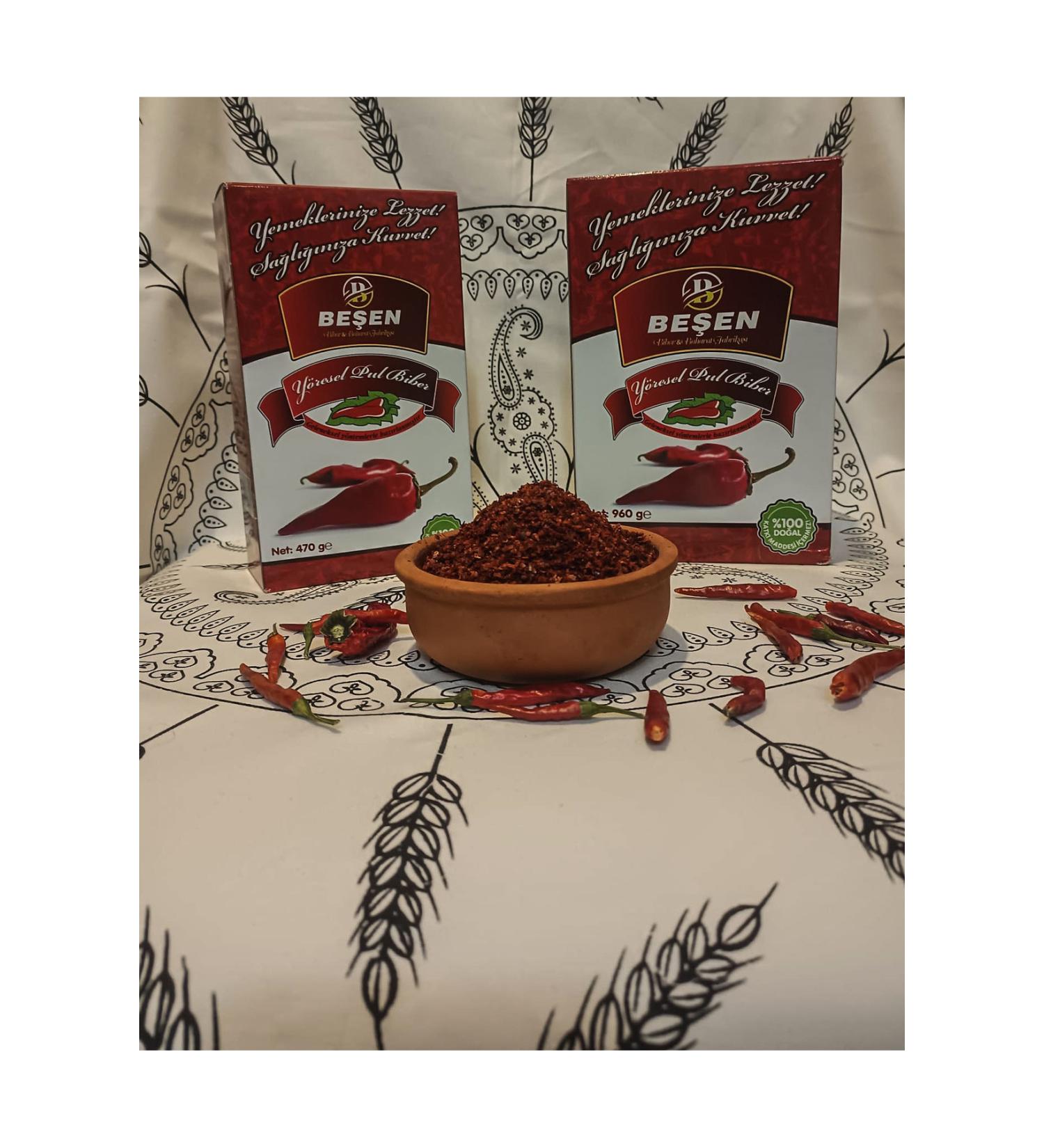 Besen PEPPER FLAKES THIN LEAF 960 gr