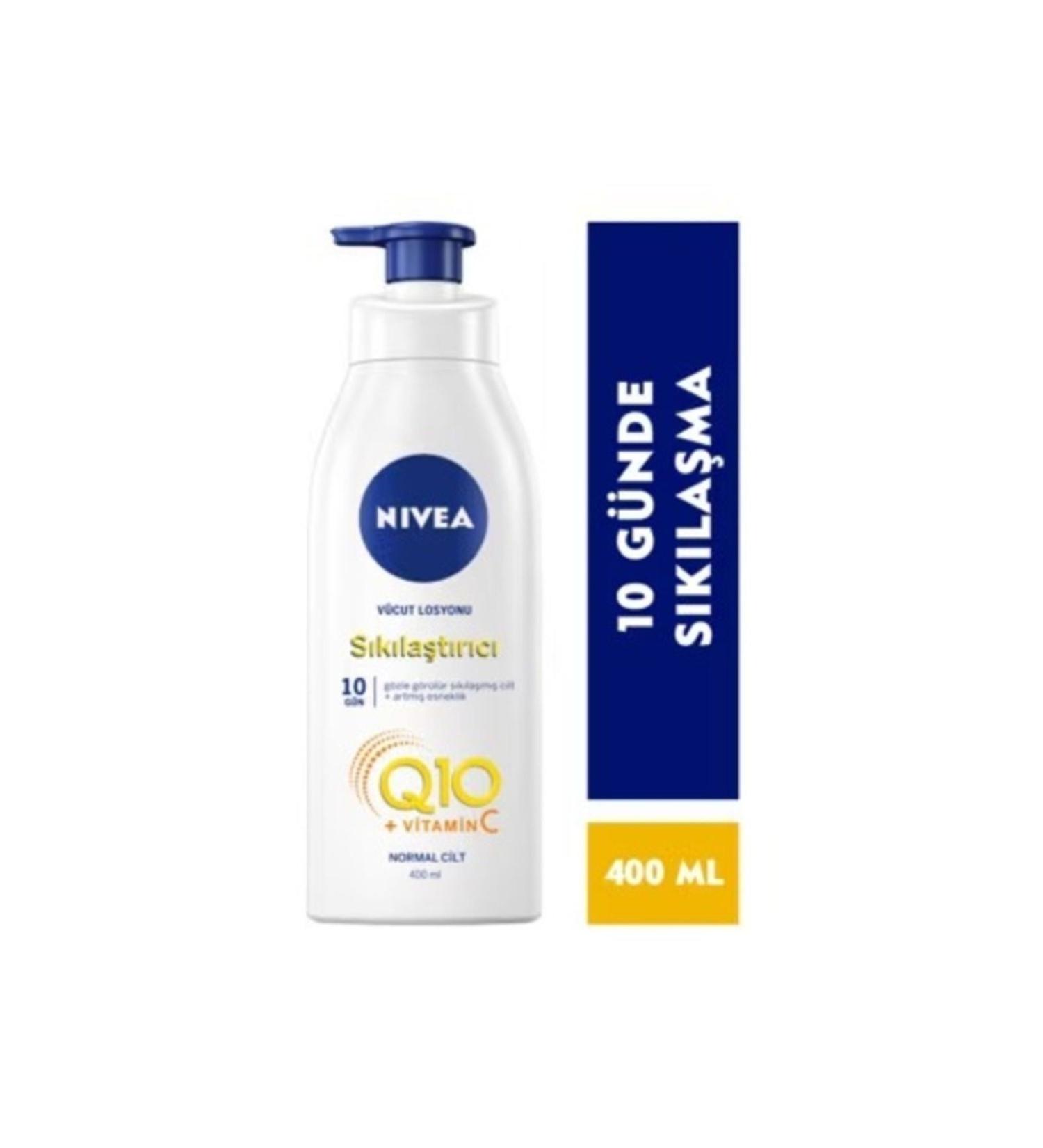 NIVEA Q10 + Vitamin C Moisturizing Firming Body Lotion for All Skin Types 400 ml - Buy Online on GoSupps.com