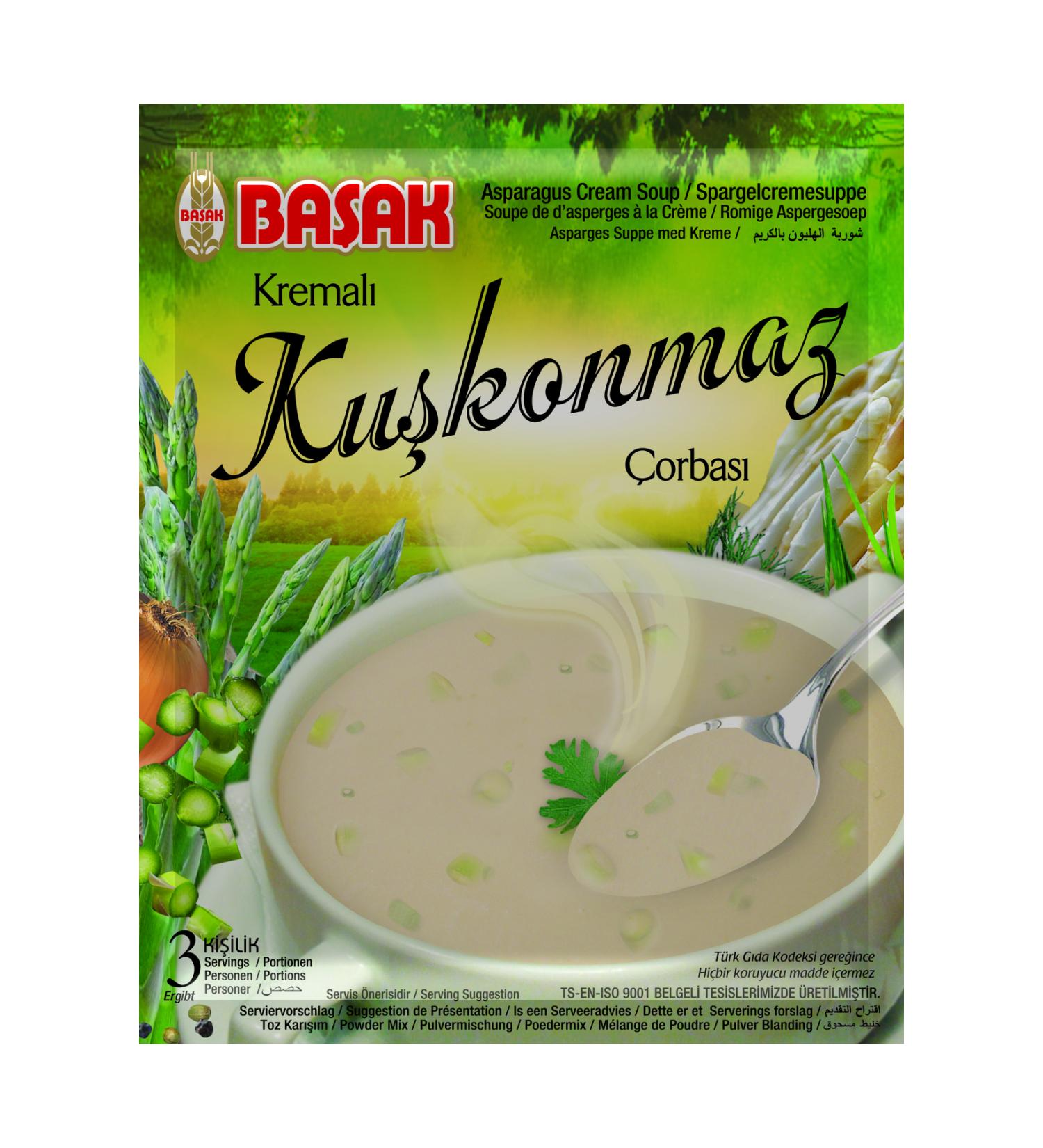 BASAK Soup-Creamy Asparagus 47 gr.x 12 pieces