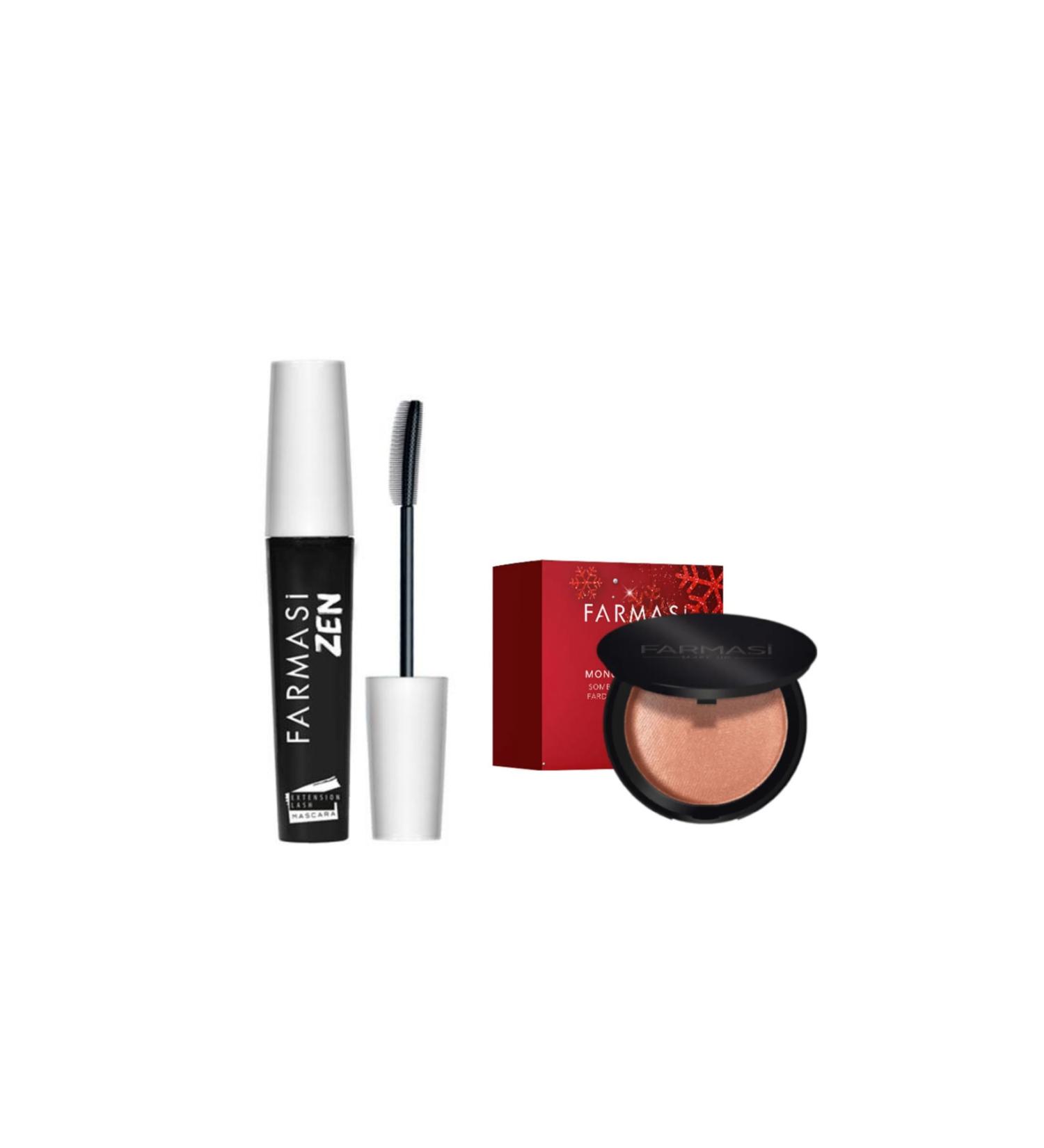 Farmasi zen mascara + golden bronze eyeshadow - Buy Online on GoSupps.com