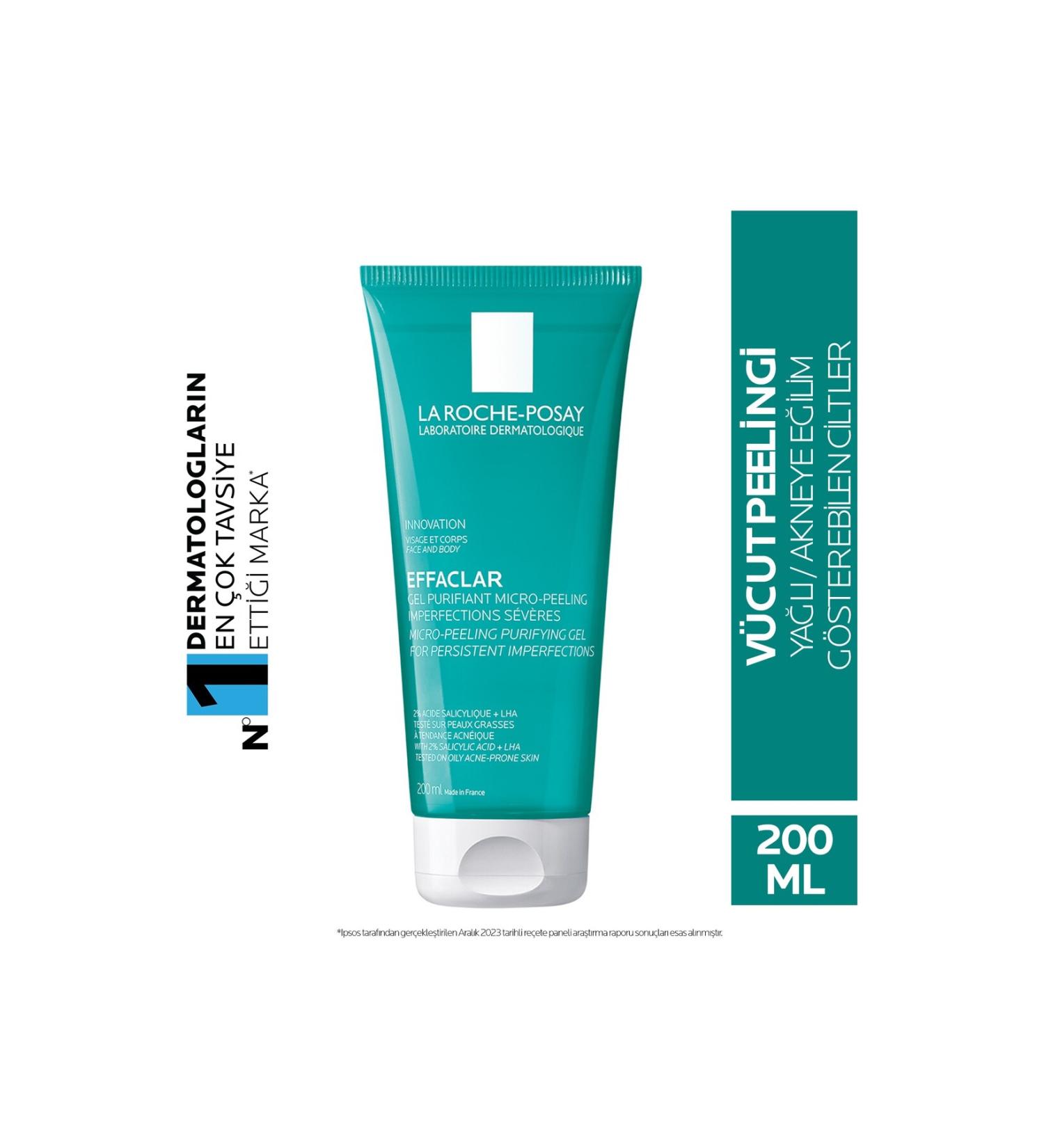 sommeow Roche Posay Effaclar Gel Purifying Micro Peeling 200 Ml