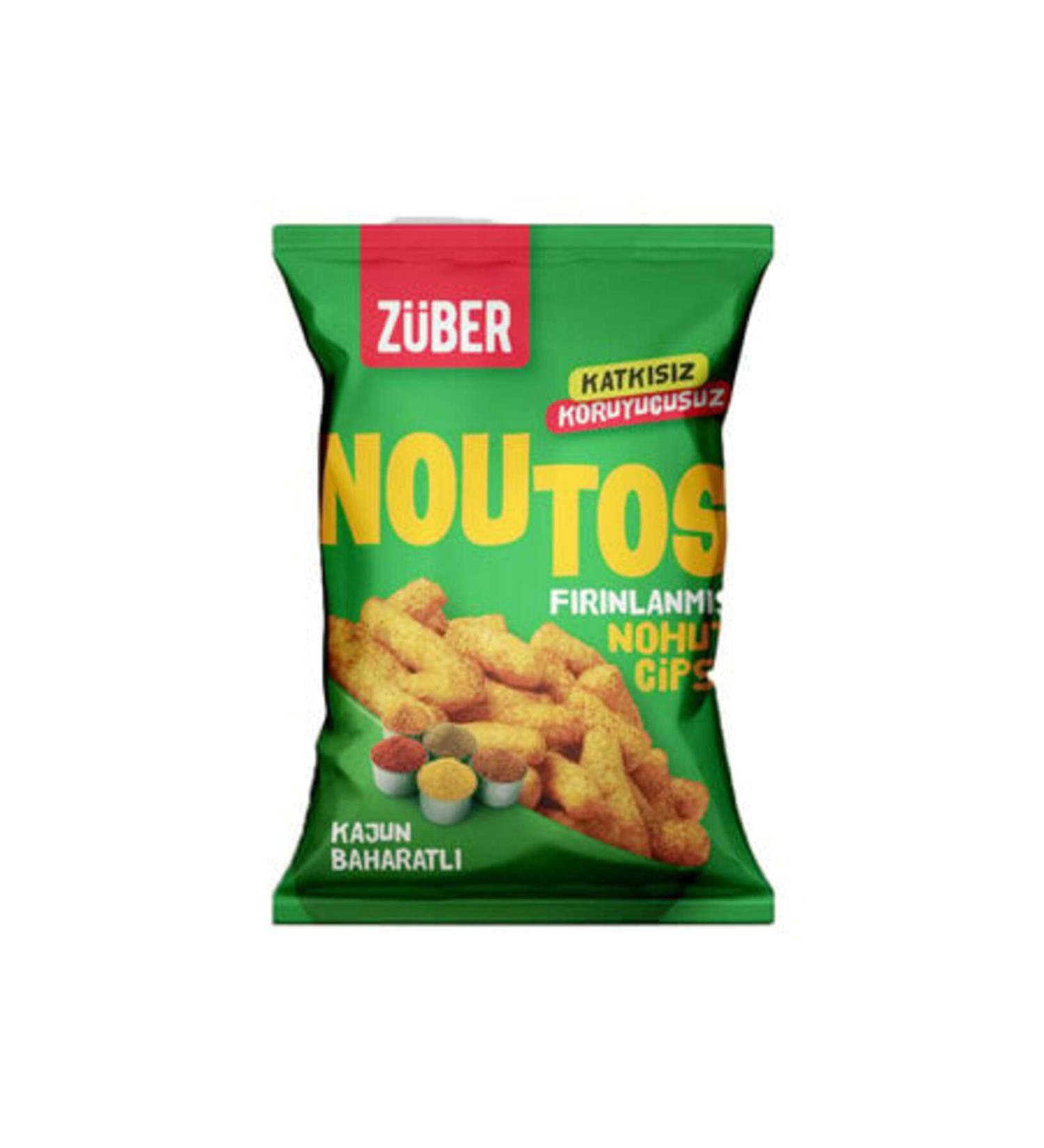 Z ber Noutos Baked Chickpea Chips Cajun Bah. (2 PIECES)
