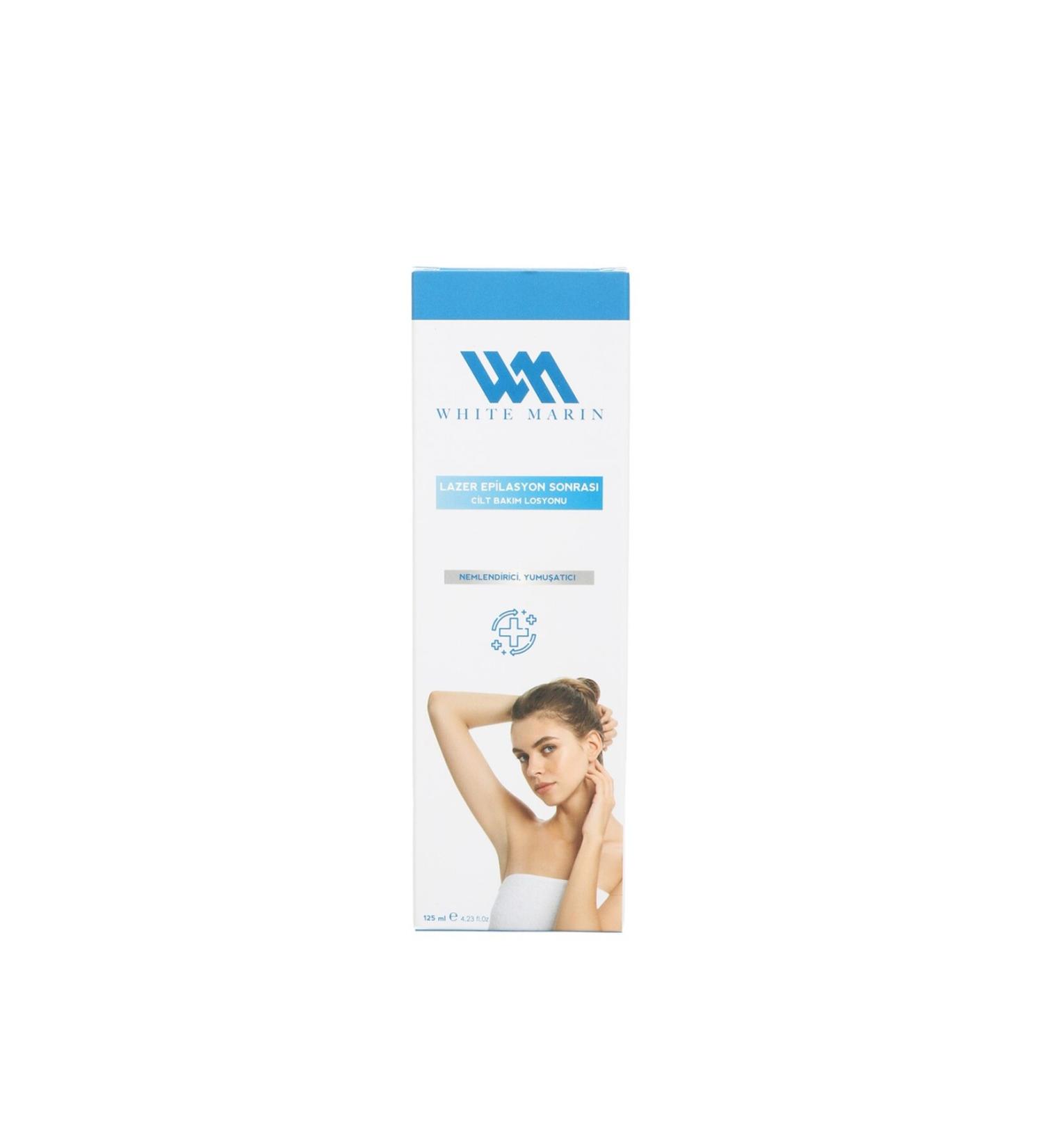 white marin cosmetics White Marin After Laser Epilation Skin Care Lotion 125 ml (Moisturizing Softening) - Buy Online on GoSupps.com