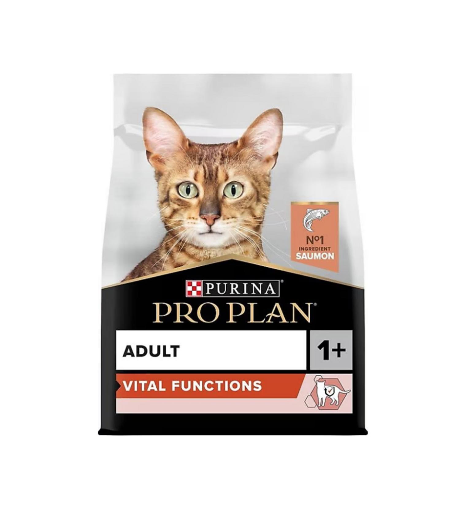 Pro Plan Vital Functions Adult Cat Food with Salmon 3 kg - Buy Online on GoSupps.com