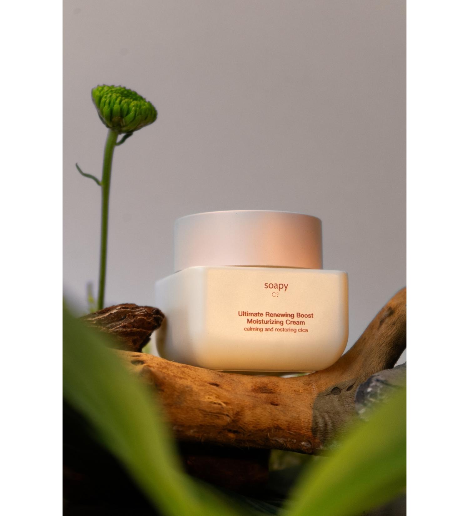 Soapy Co Ultimate Renewing Boost Moisturizing Cream - Barrier Repair - Cica And Hyaluronic Acid - 50 ml