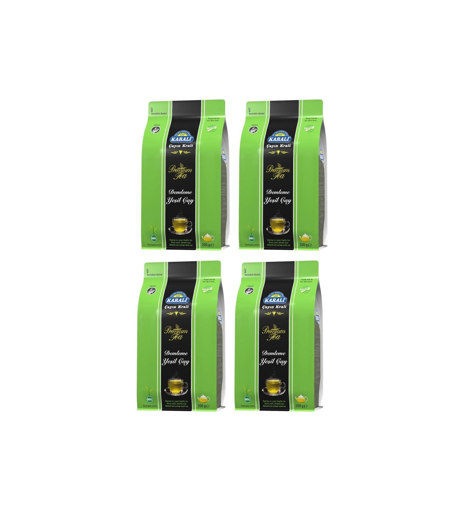 Karali Premium Brewed Green Tea 200 Gr x 4 Pieces