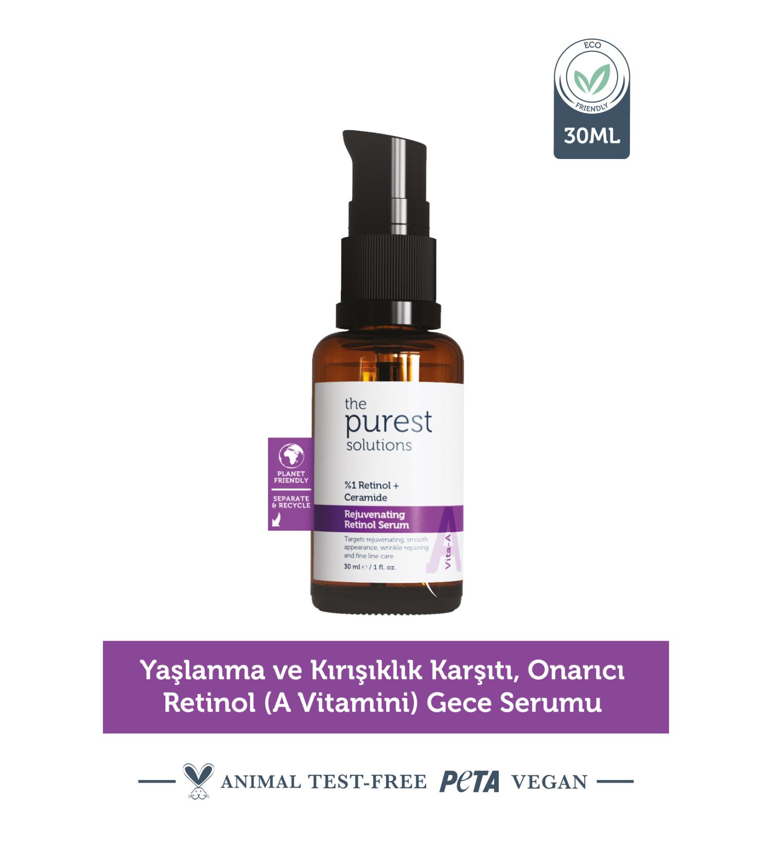 The Purest Solutions ANTI-WRINKLE REPAIRING RETINOL (VITAMIN A) NIGHT SERUM 30 ML GKURN991 - Buy Online on GoSupps.com