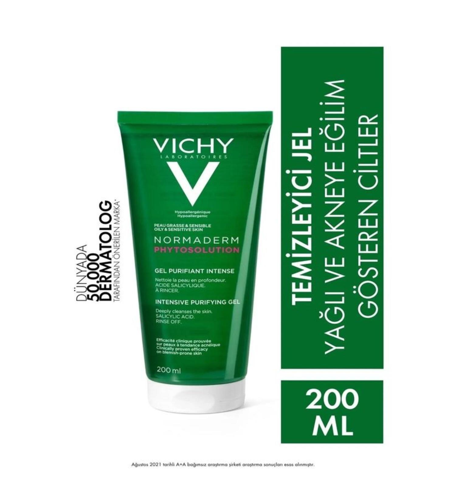 Vichy V CHY NORMADERM Phytosolution Purifying Facial Cleansing Gel-200 ML