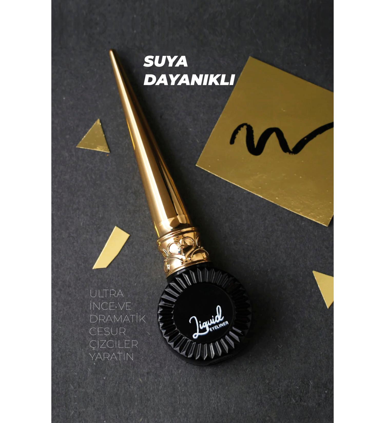 GXMPRO Waterproof Matt Dipliner (BLACK) - Ultra Thin Waterproof Dipliner