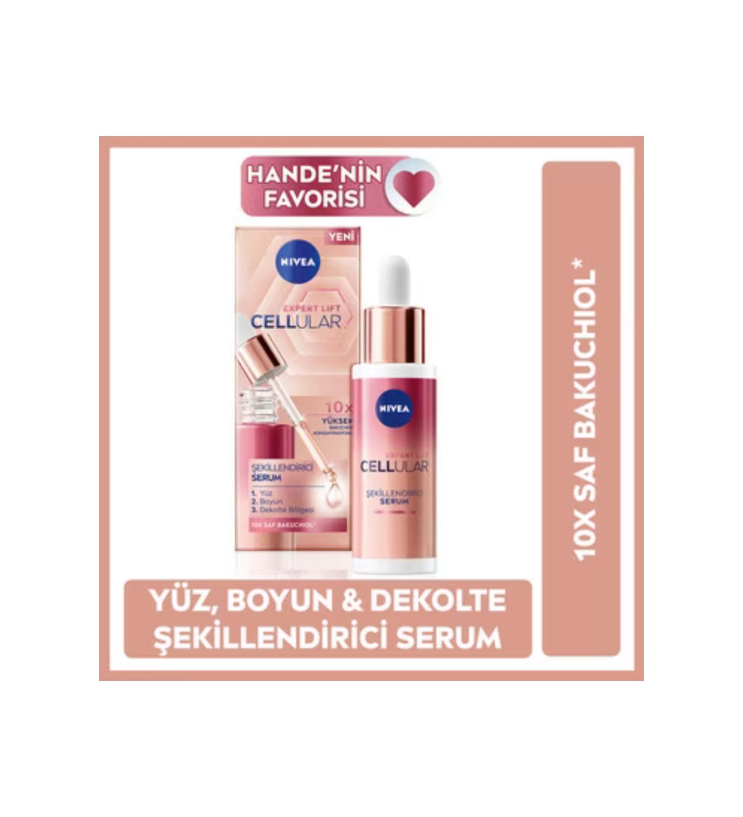 NIVEA Face Neck and Decollete Shaping Firming Skin Serum with Bakuchiol 30 ml - Buy Online on GoSupps.com