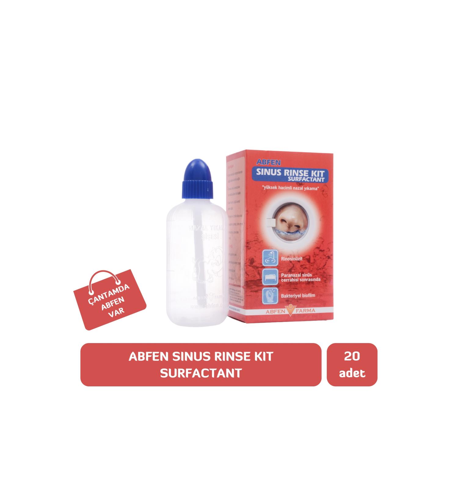 Abfen Farma Abfen Sinus Rinse Kit Surfactant Nose Wash Kit