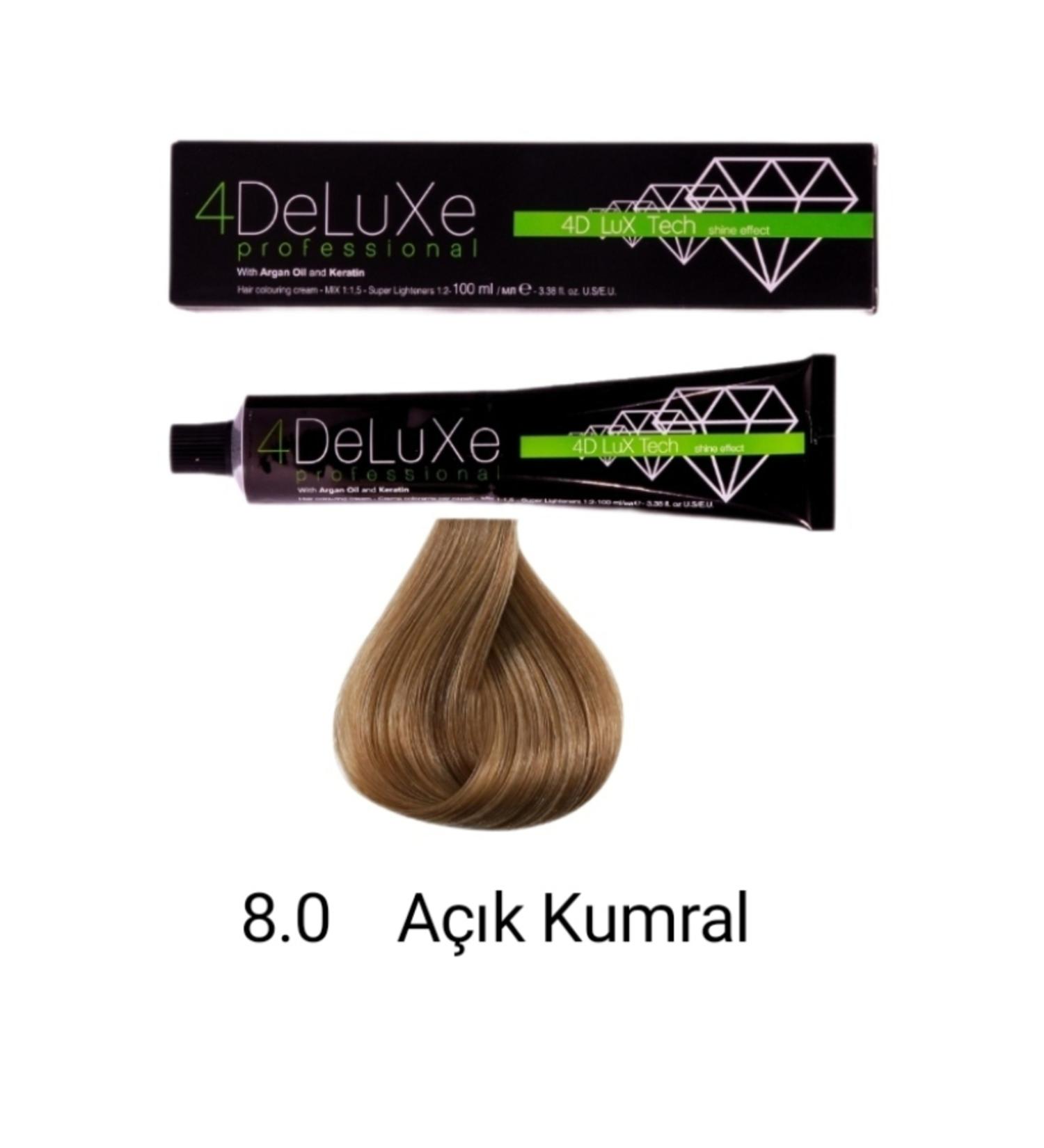 4DELUXE Professional Tube Paint 100 ml 8.0 Light Blonde