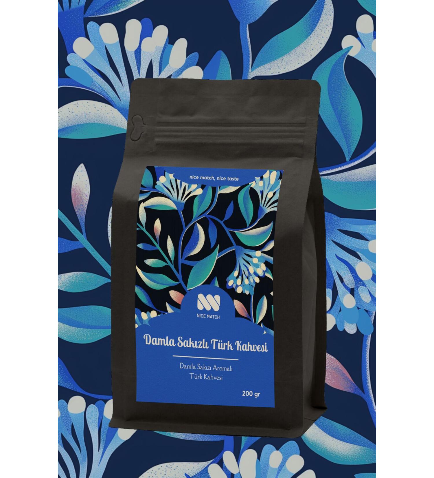 Nice Match Mastic Turkish Coffee Mastic Flavored Turkish Coffee 200 Gr - Buy Online on GoSupps.com