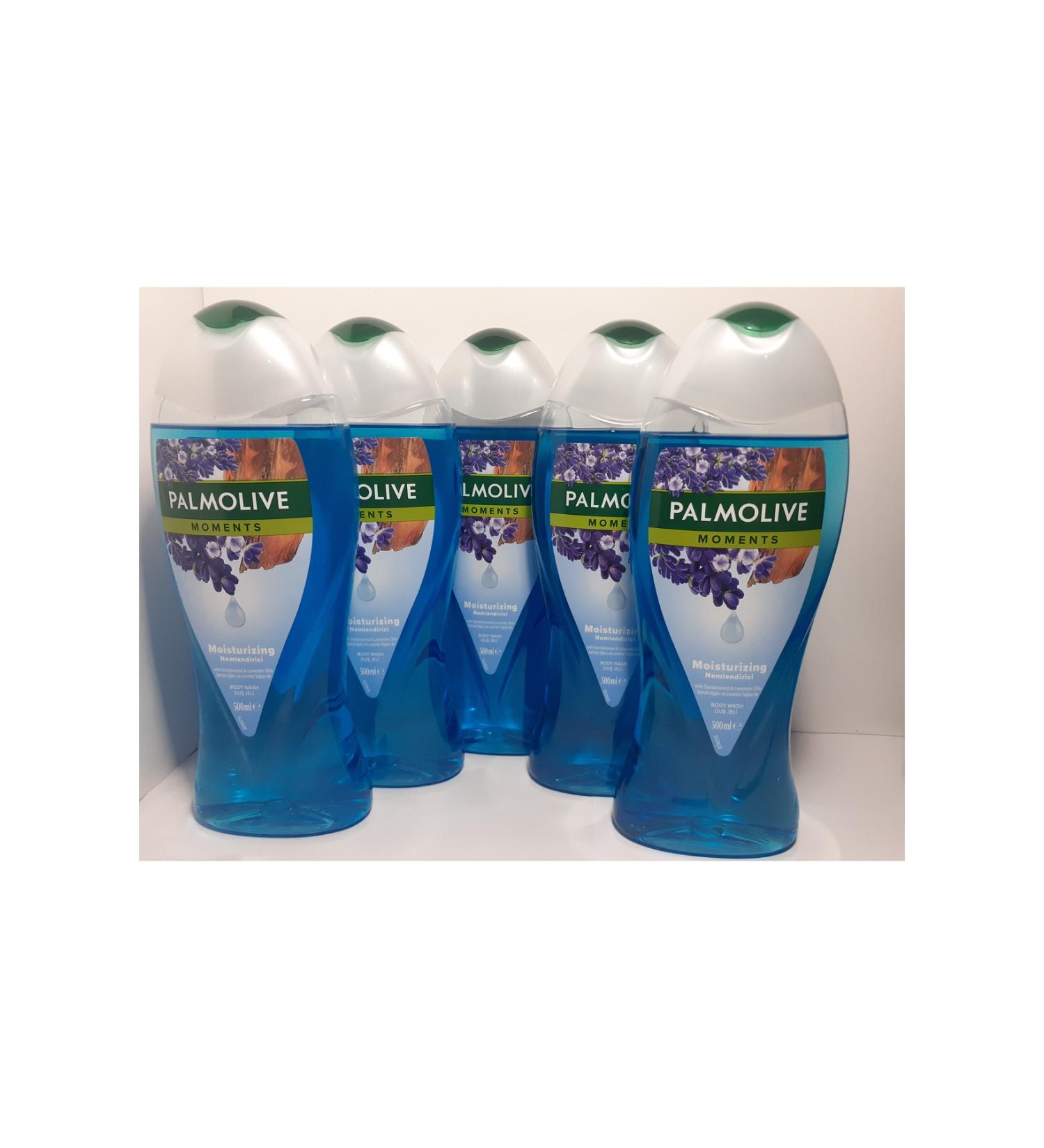Palmolive Moments Moisturizing Sandalwood & Lavender Oils 500 ml Shower Gel x 5 Pcs