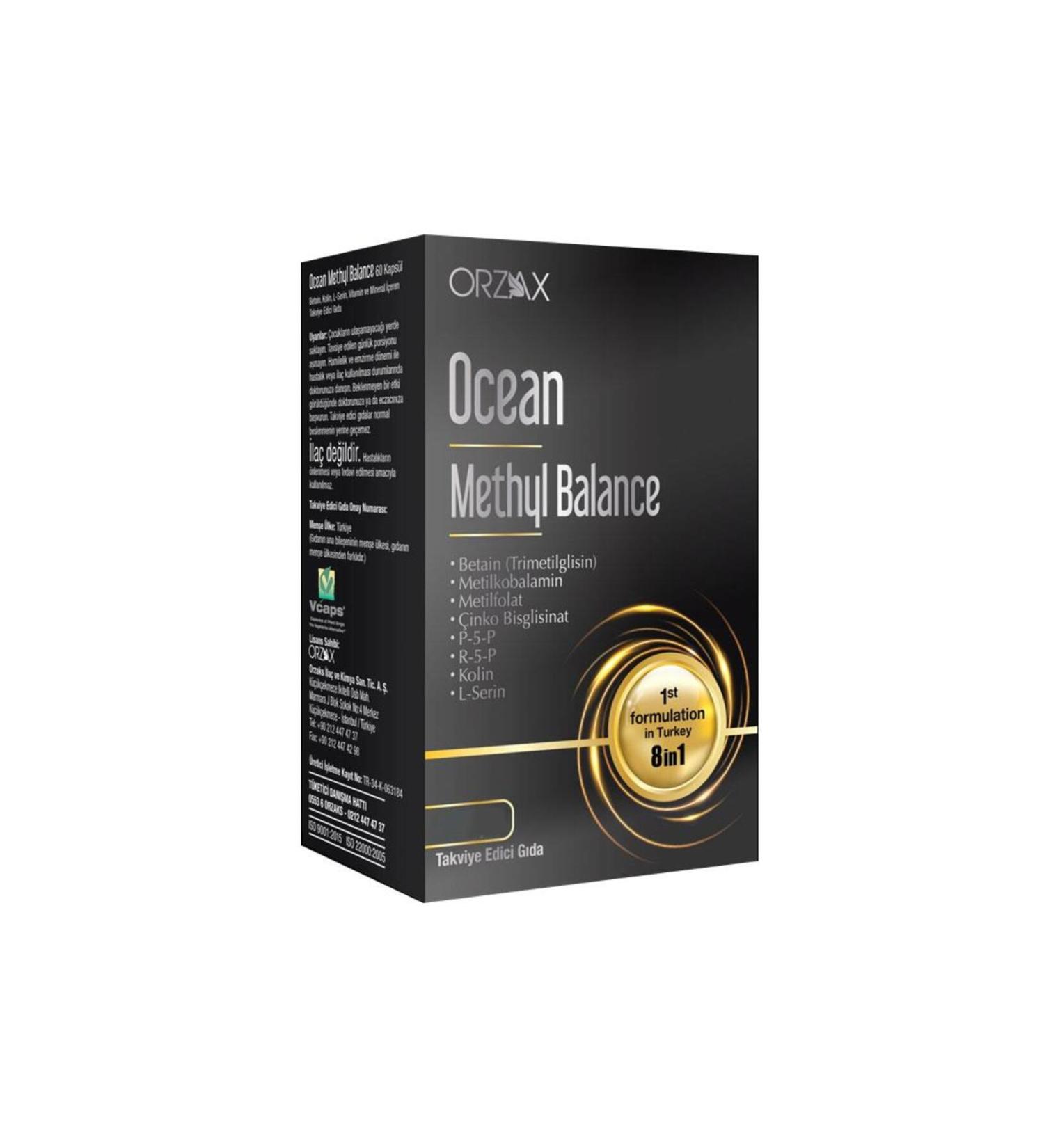 Ocean Methyl Balance Food Supplement 30 Capsules