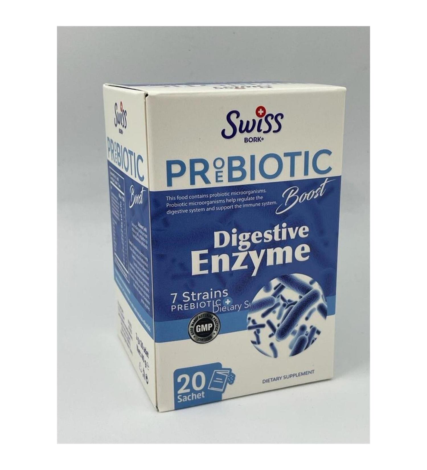 Bork Swiss Natural Bork Proebiotic Boost Digestive Enzyme
