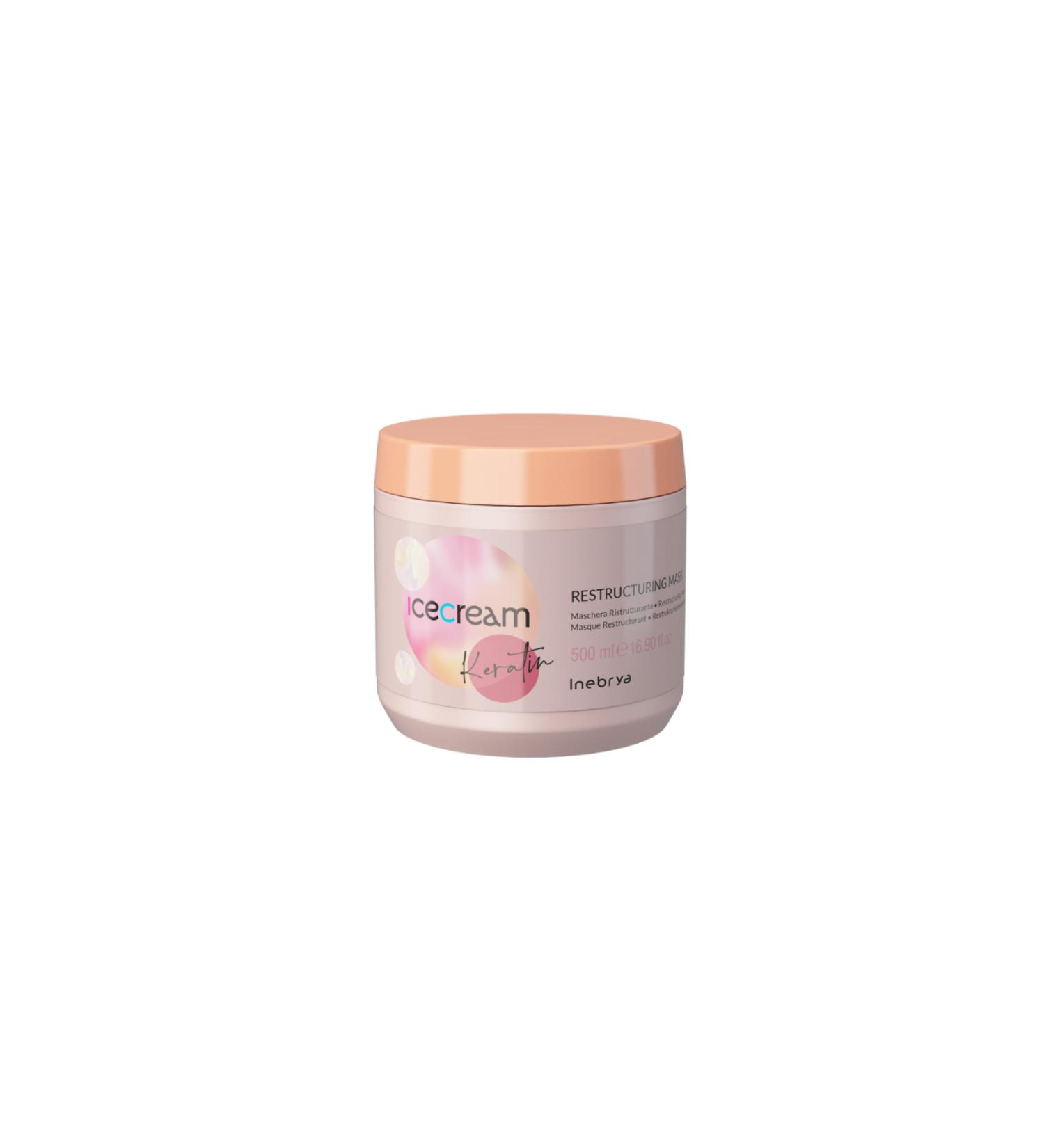 Inebrya Ice Cream Keratin Restructuring Restructuring Mask 500ml