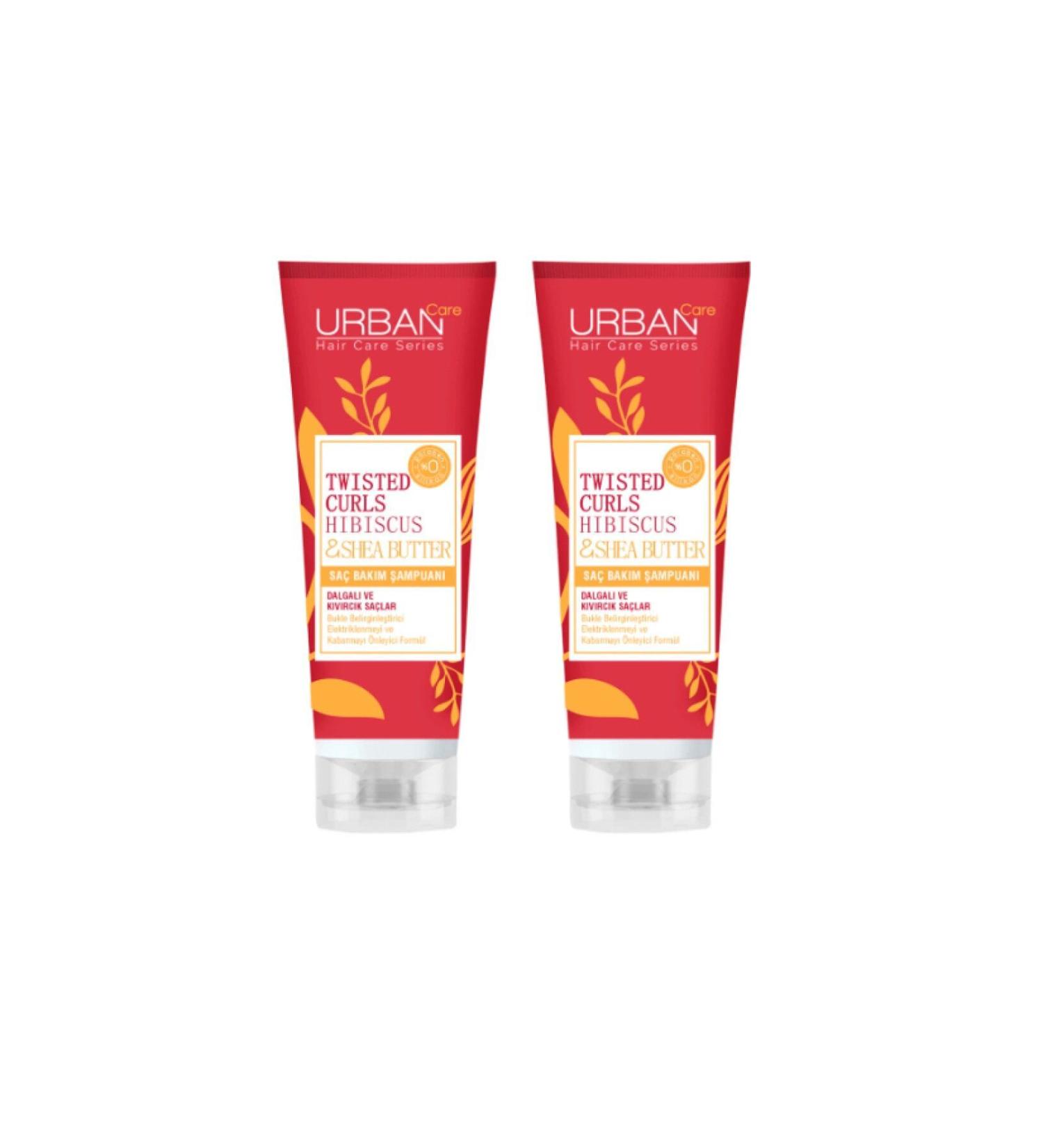Urban Care Hibiscus & Shea Butter Shampoo 250 ml 2 Pieces