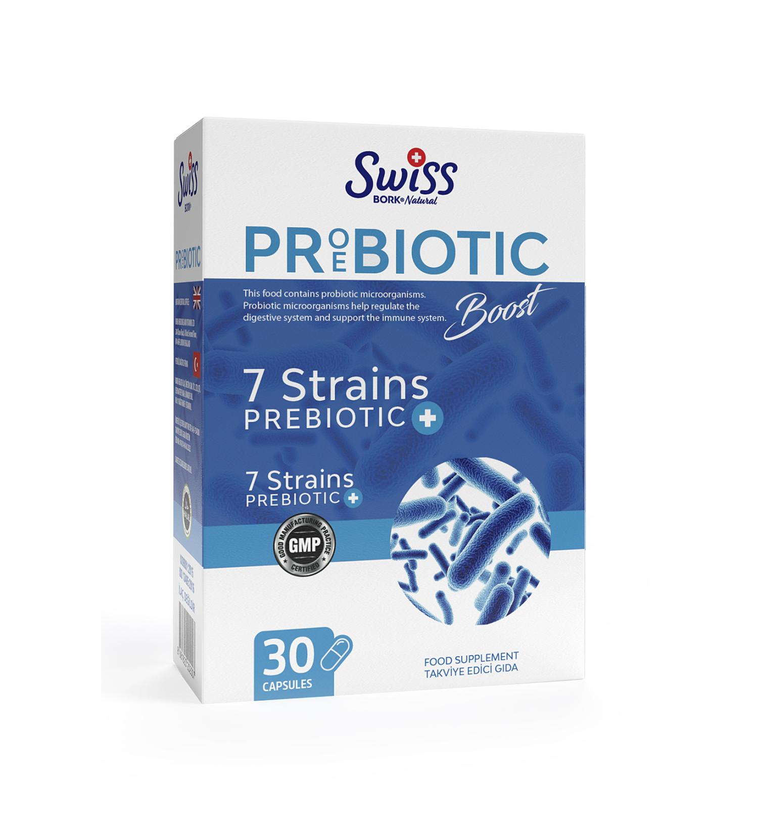 Bork Swiss Natural Bork Probiotic Boost 30 Capsules Kids&adult