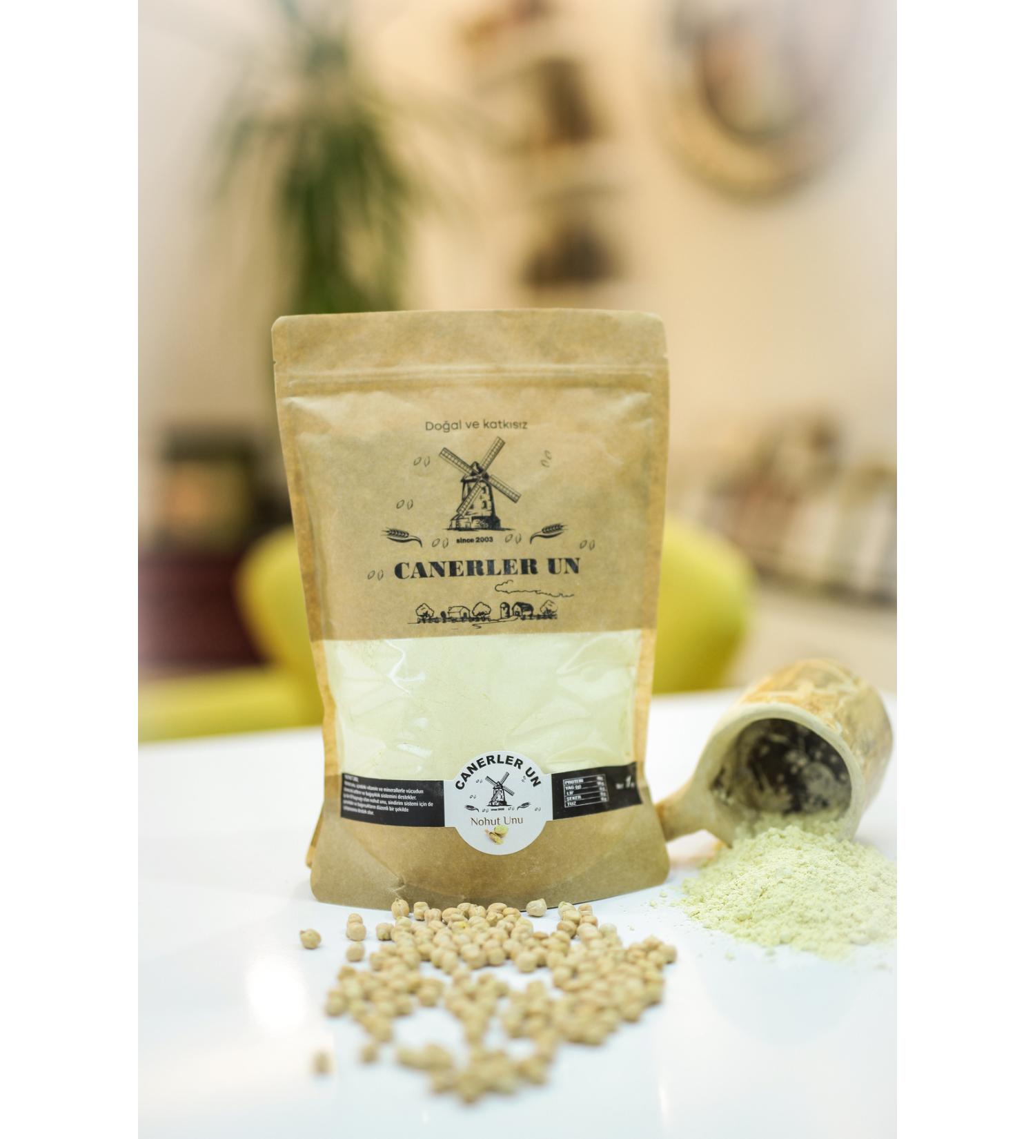 CANERLER Chickpea Flour Stone Mill Additive-Free Natural 2 Kg